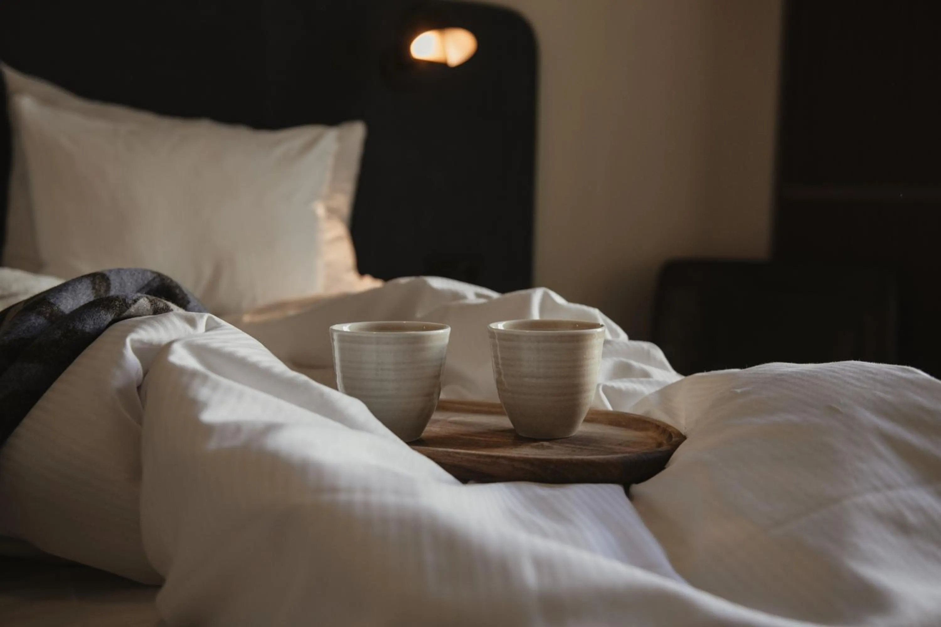 Bed in Home Hotel Tapetfabriken