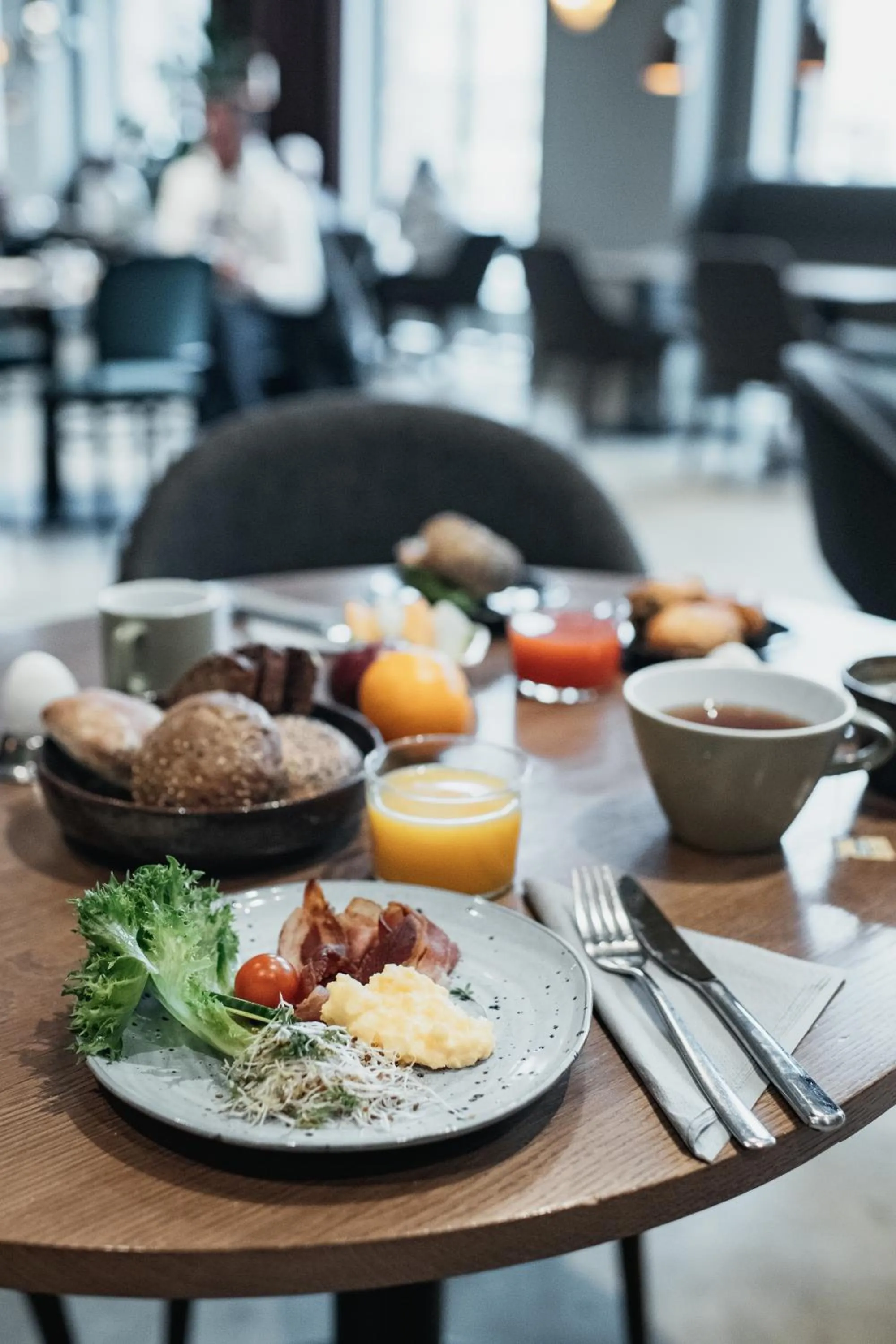 Breakfast in Clarion Collection Hotel Tapetfabriken