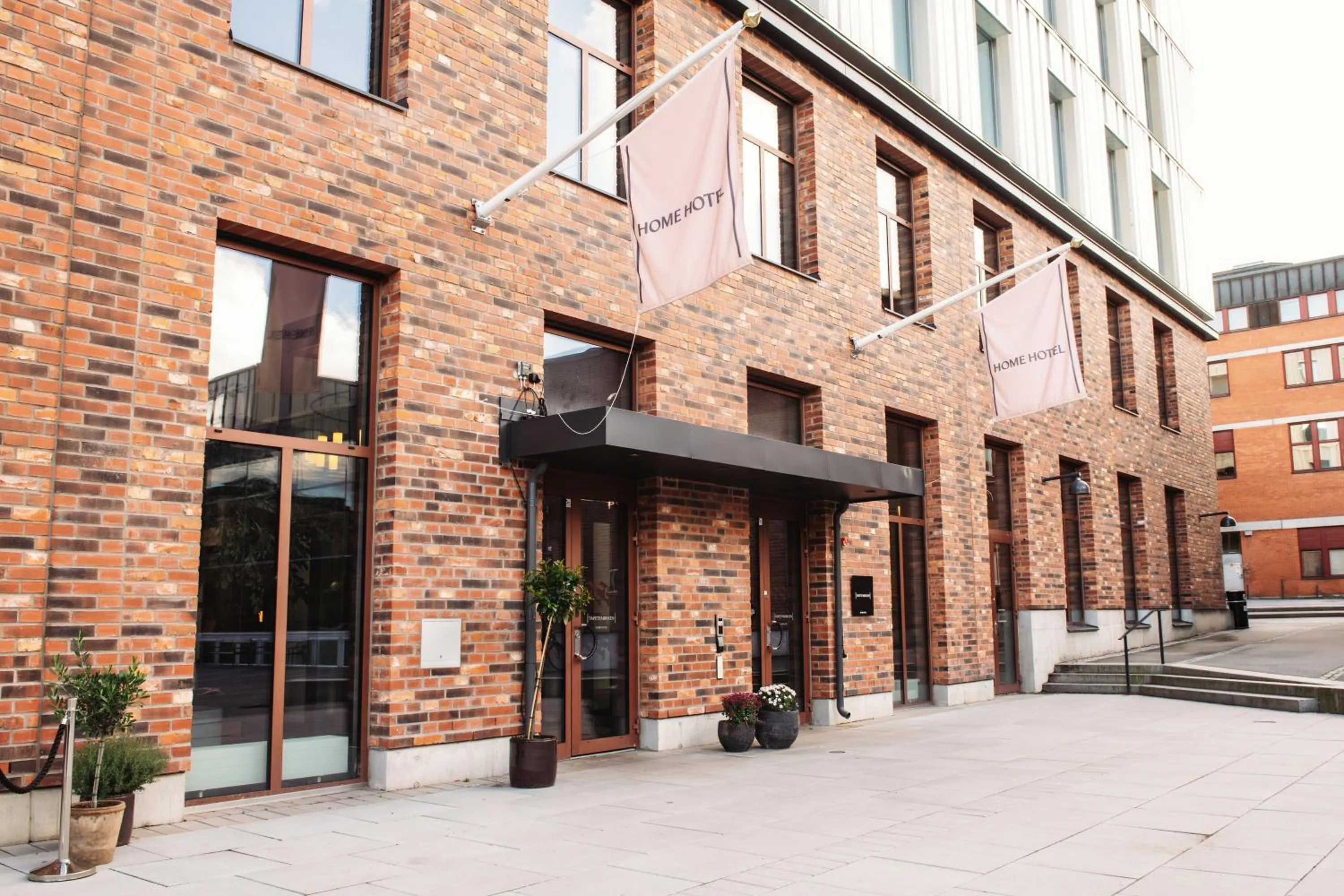 Property building in Home Hotel Tapetfabriken