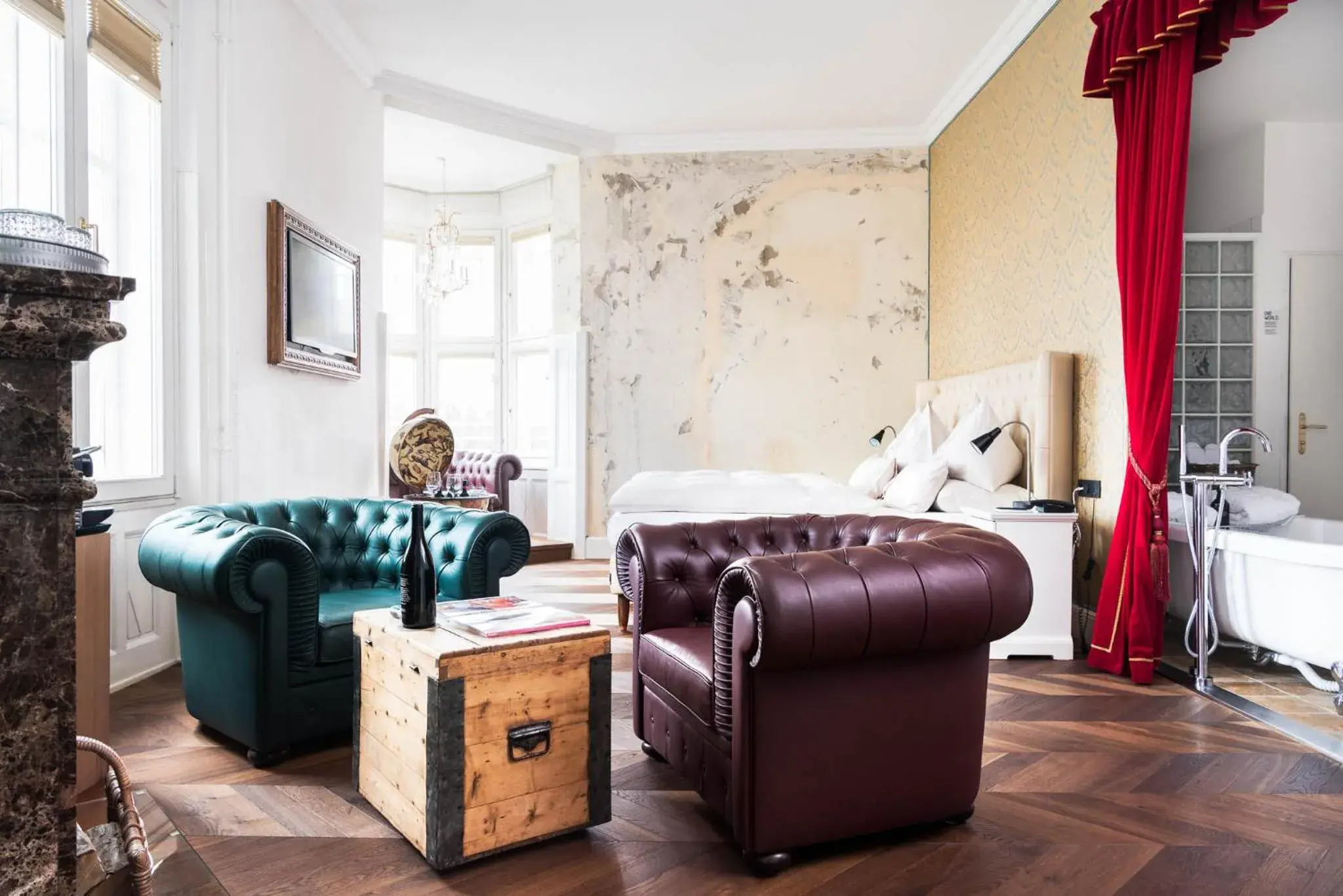 Bed in Grand Hôtel Wiesler - Centre of Graz Bed in Grand Hôtel Wiesler - Centre of Graz