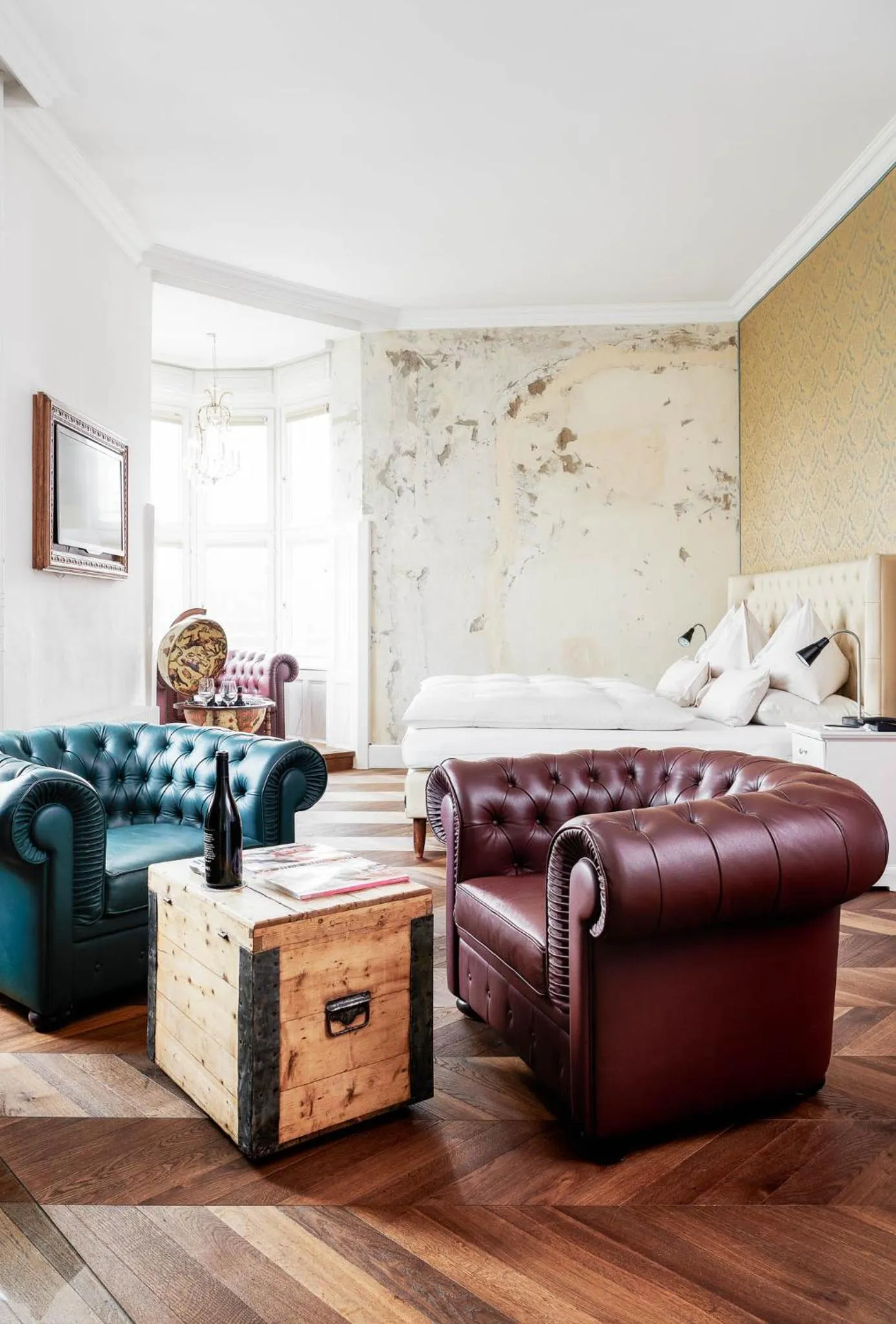 Bed in Grand Hôtel Wiesler - Centre of Graz