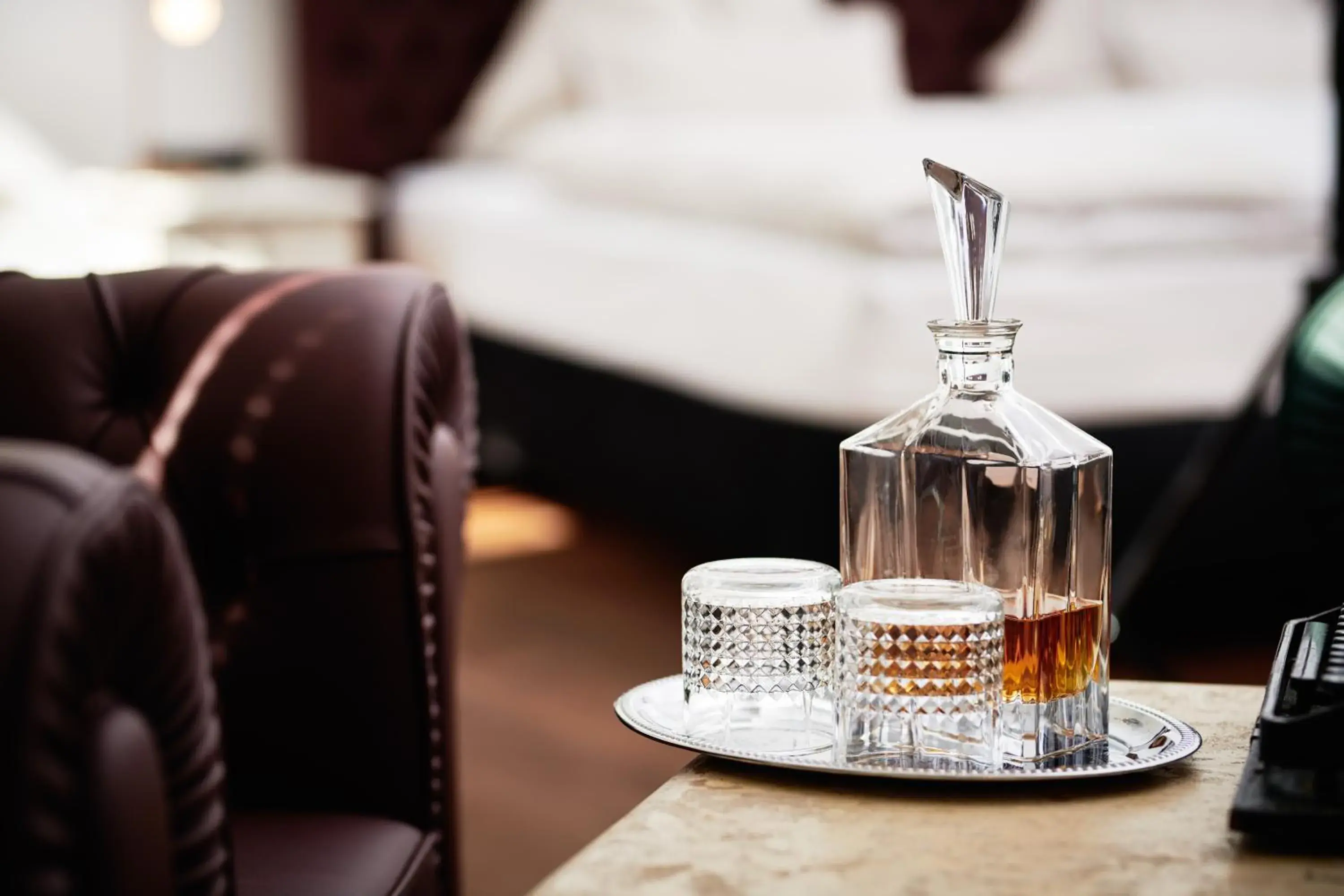 Decorative detail, Bed in Grand Hôtel Wiesler - Centre of Graz Decorative detail, Bed in Grand Hôtel Wiesler - Centre of Graz