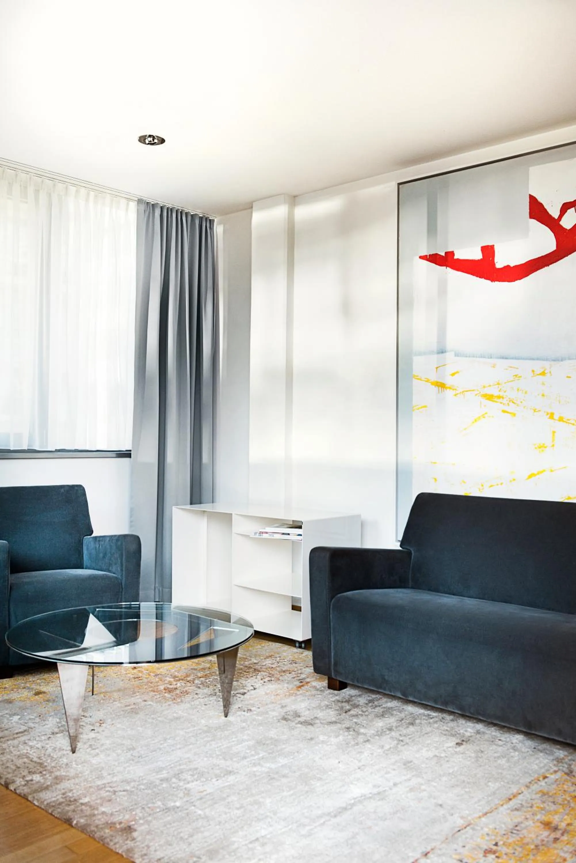 Living room in Augarten Art Hotel, a Member of Design Hotels