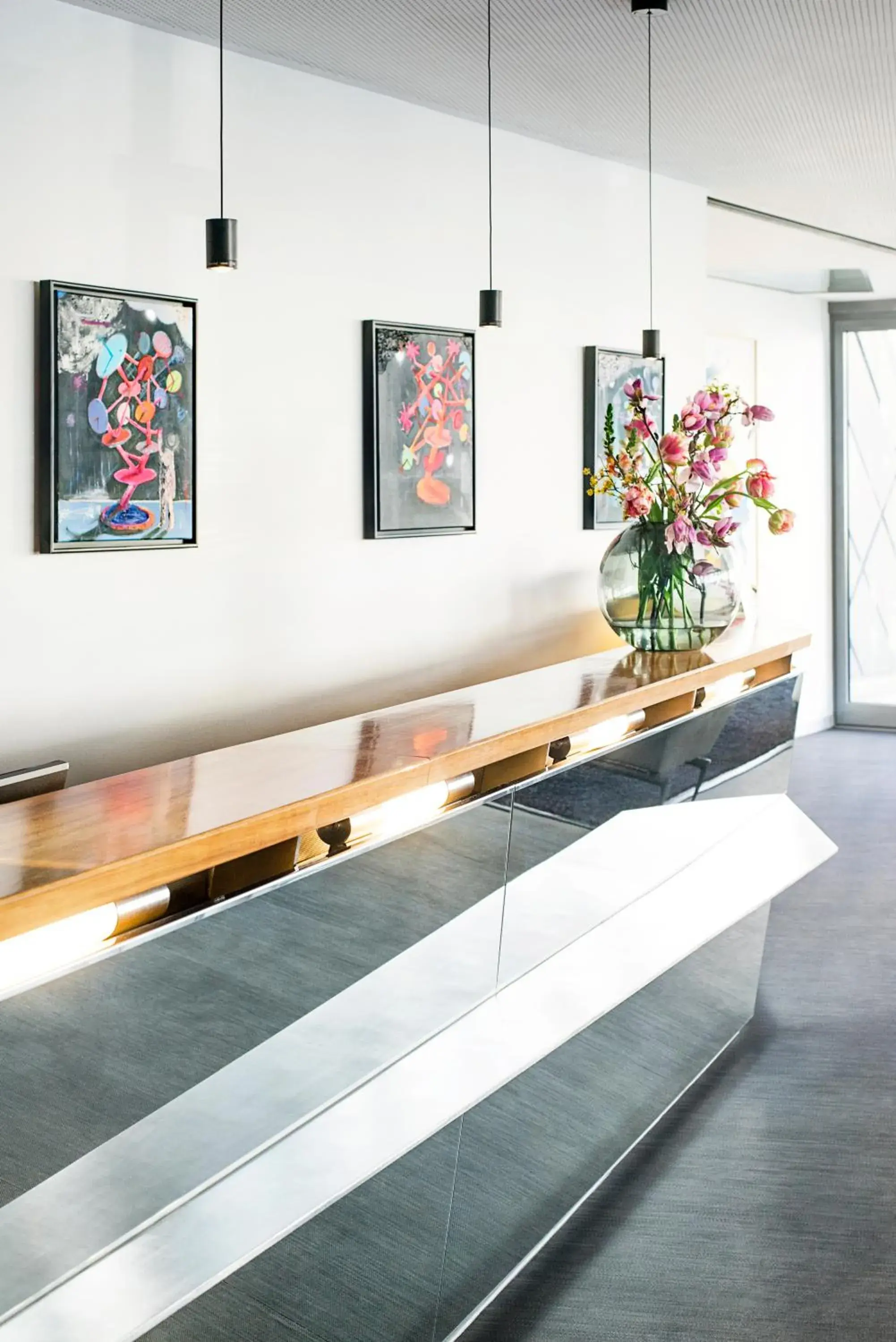 Lobby or reception in Augarten Art Hotel, a Member of Design Hotels Lobby or reception in Augarten Art Hotel, a Member of Design Hotels