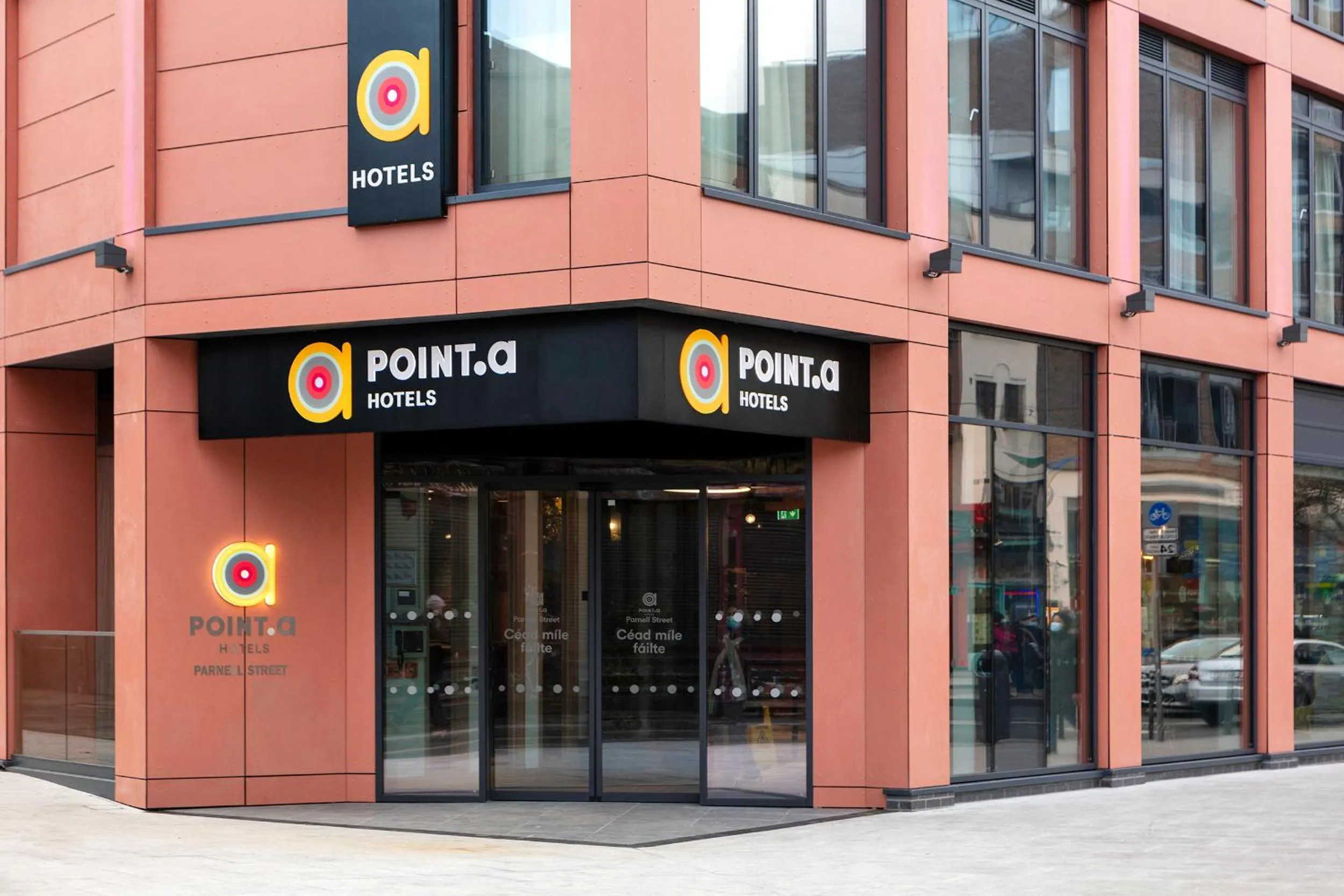 Property building in Point A Hotel Dublin Parnell Street