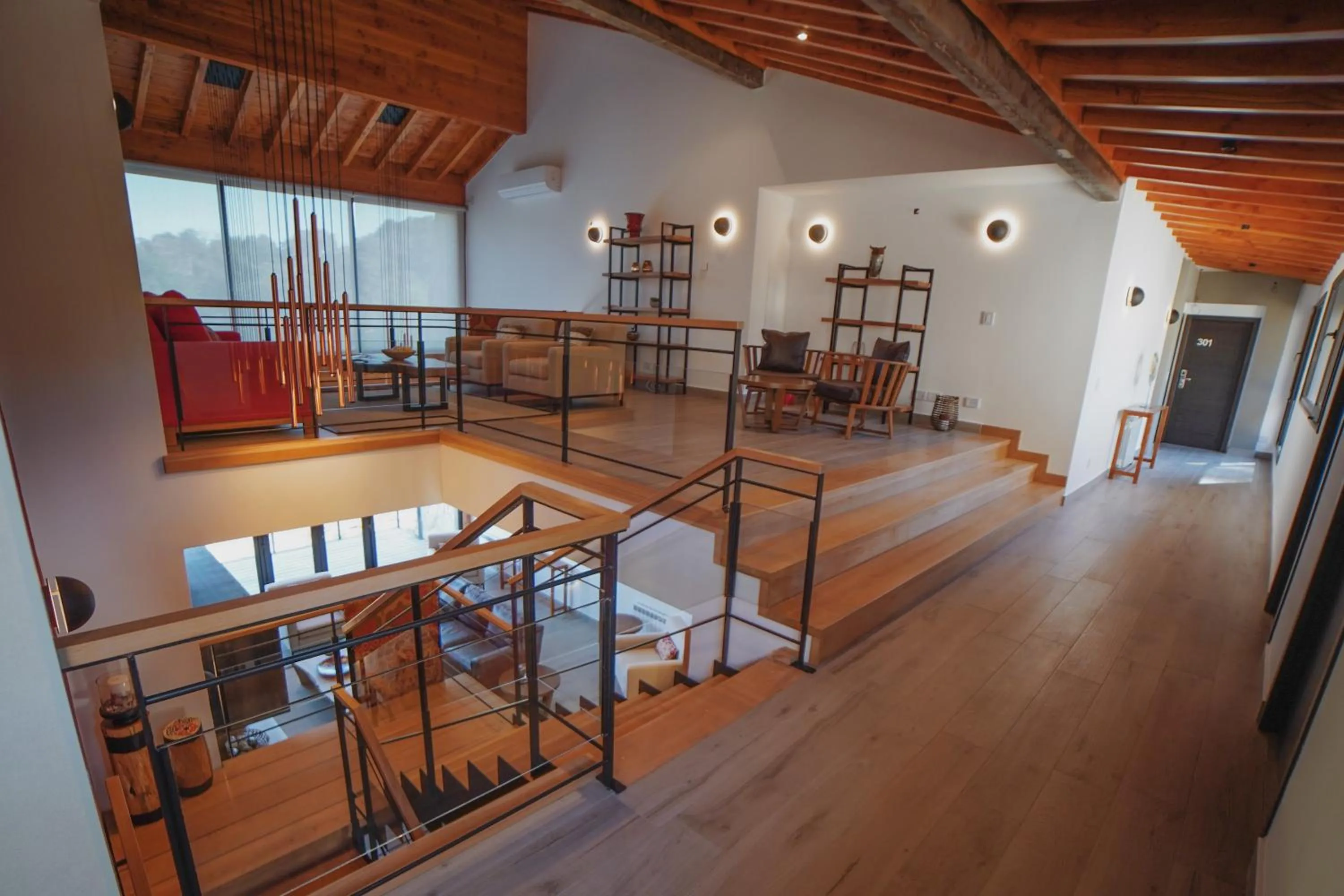 Library in AWKA Apart Hotel