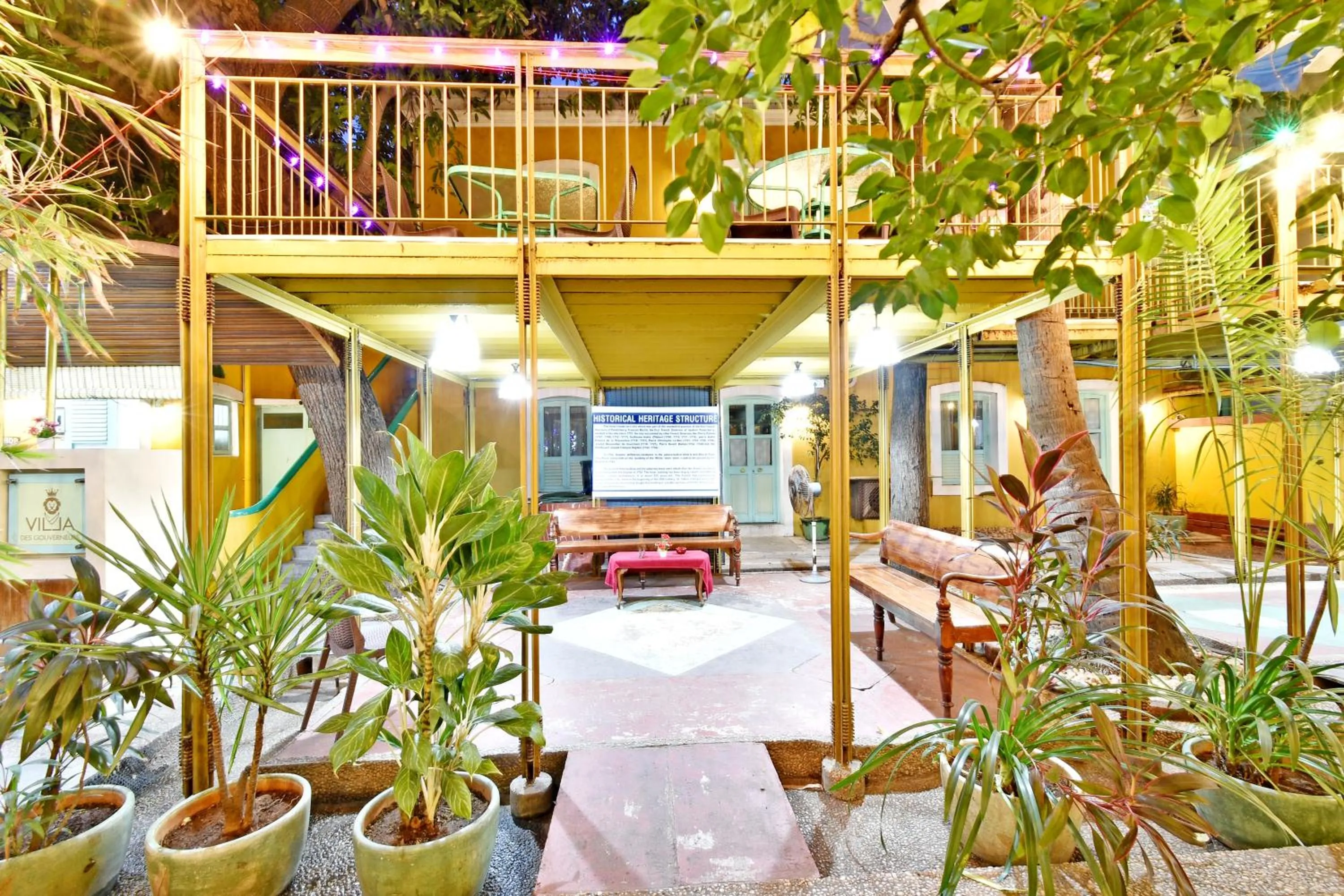 Patio in Hotel Villa Des Gouverneurs