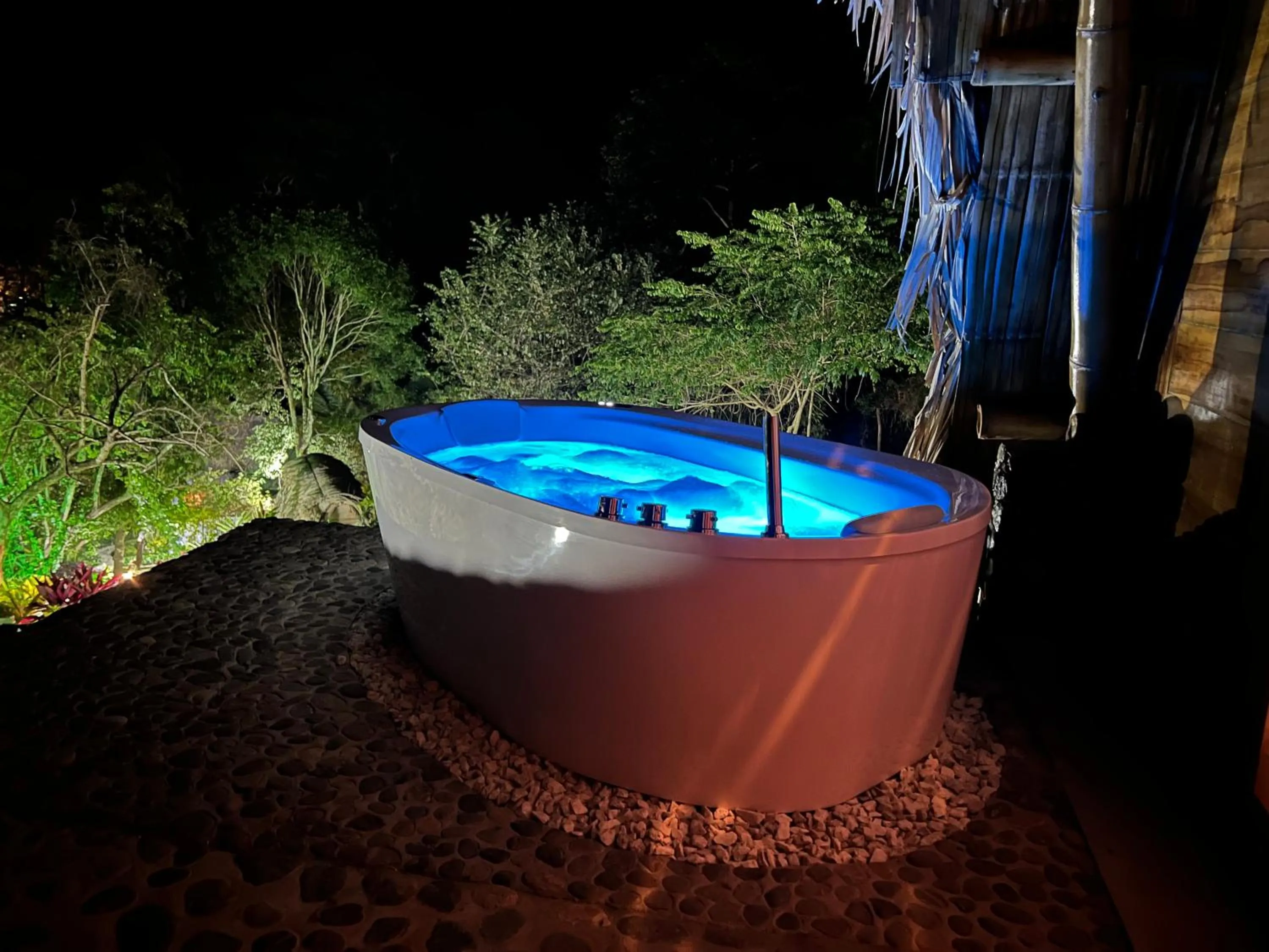 Night, Swimming Pool in Ecohabs Bamboo Tayrona - dentro del Parque Tayrona