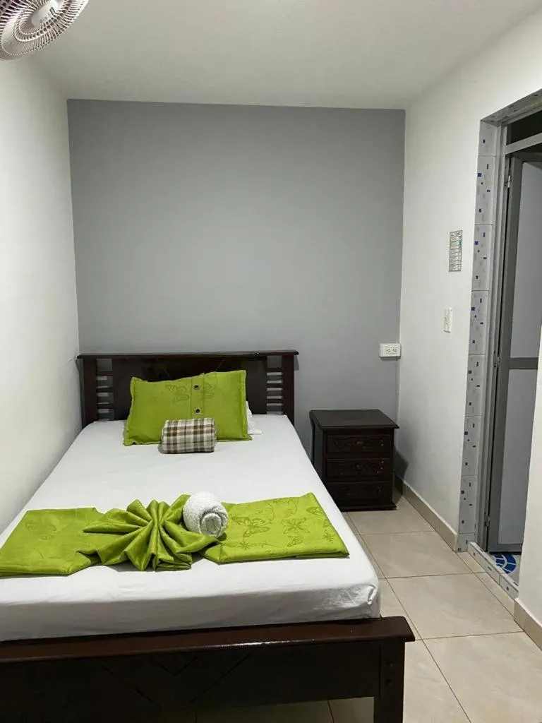 Bed in Hotel El Deportista