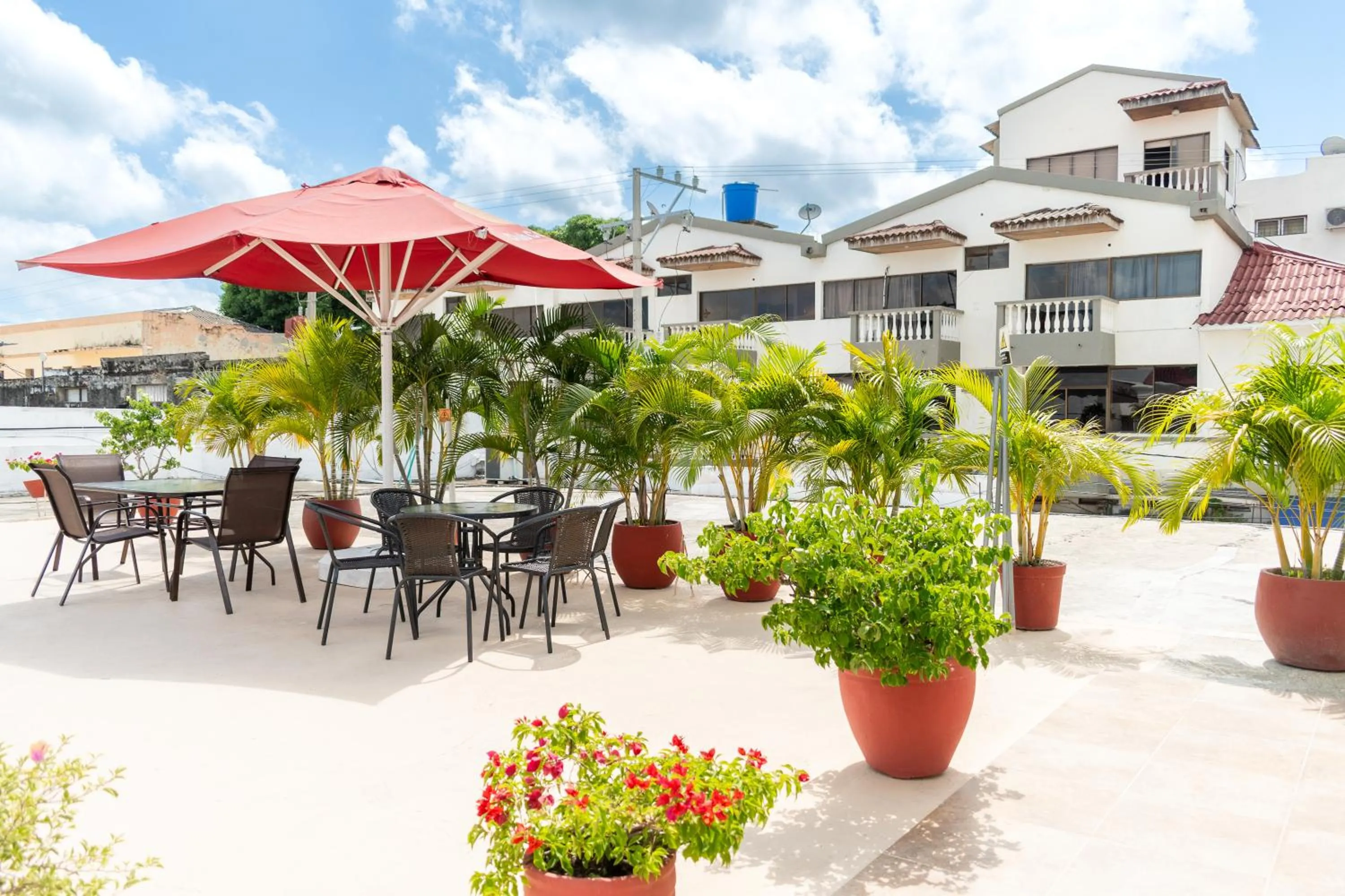 Balcony/Terrace in Hotel Corozal Plaza