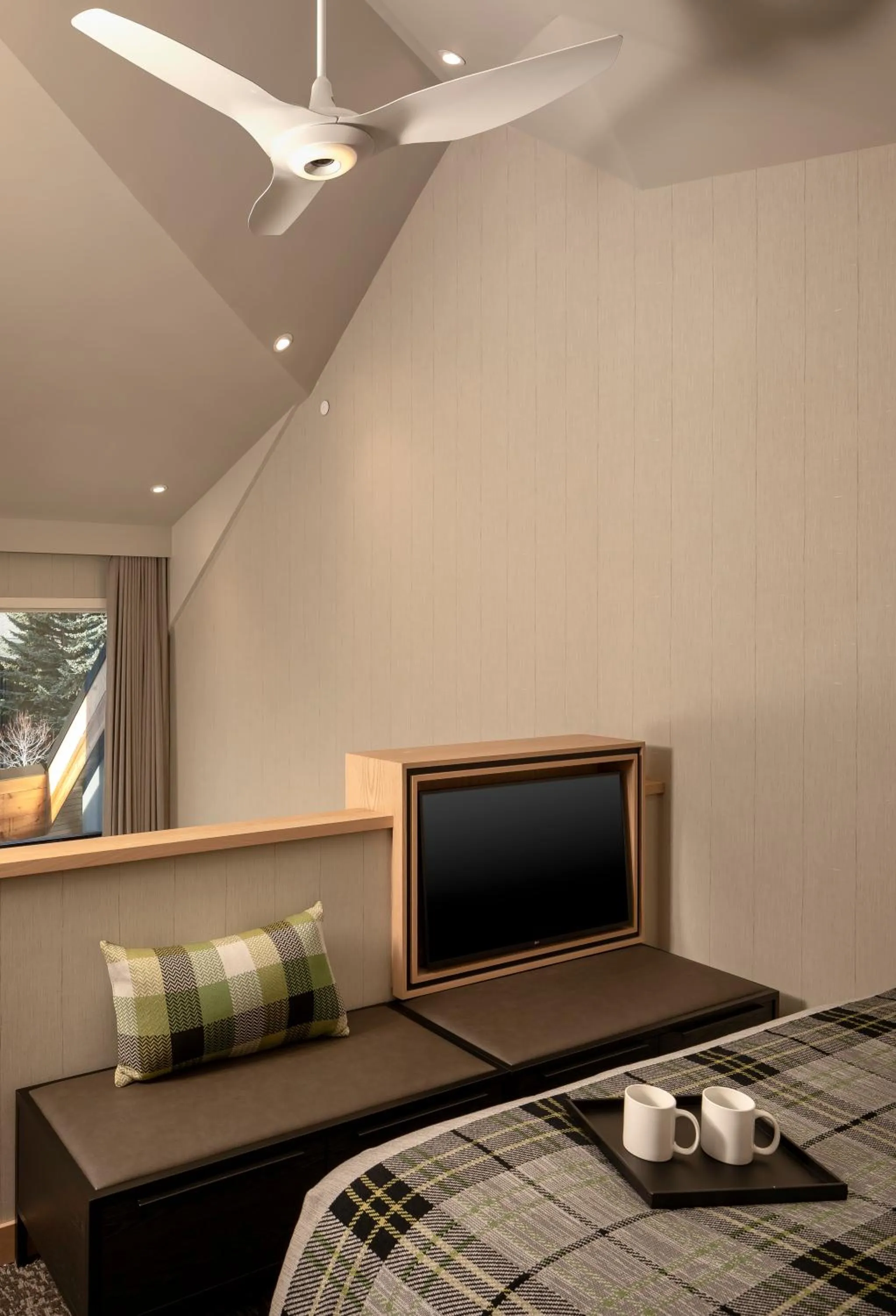 Bed in Peaks Hotel and Suites