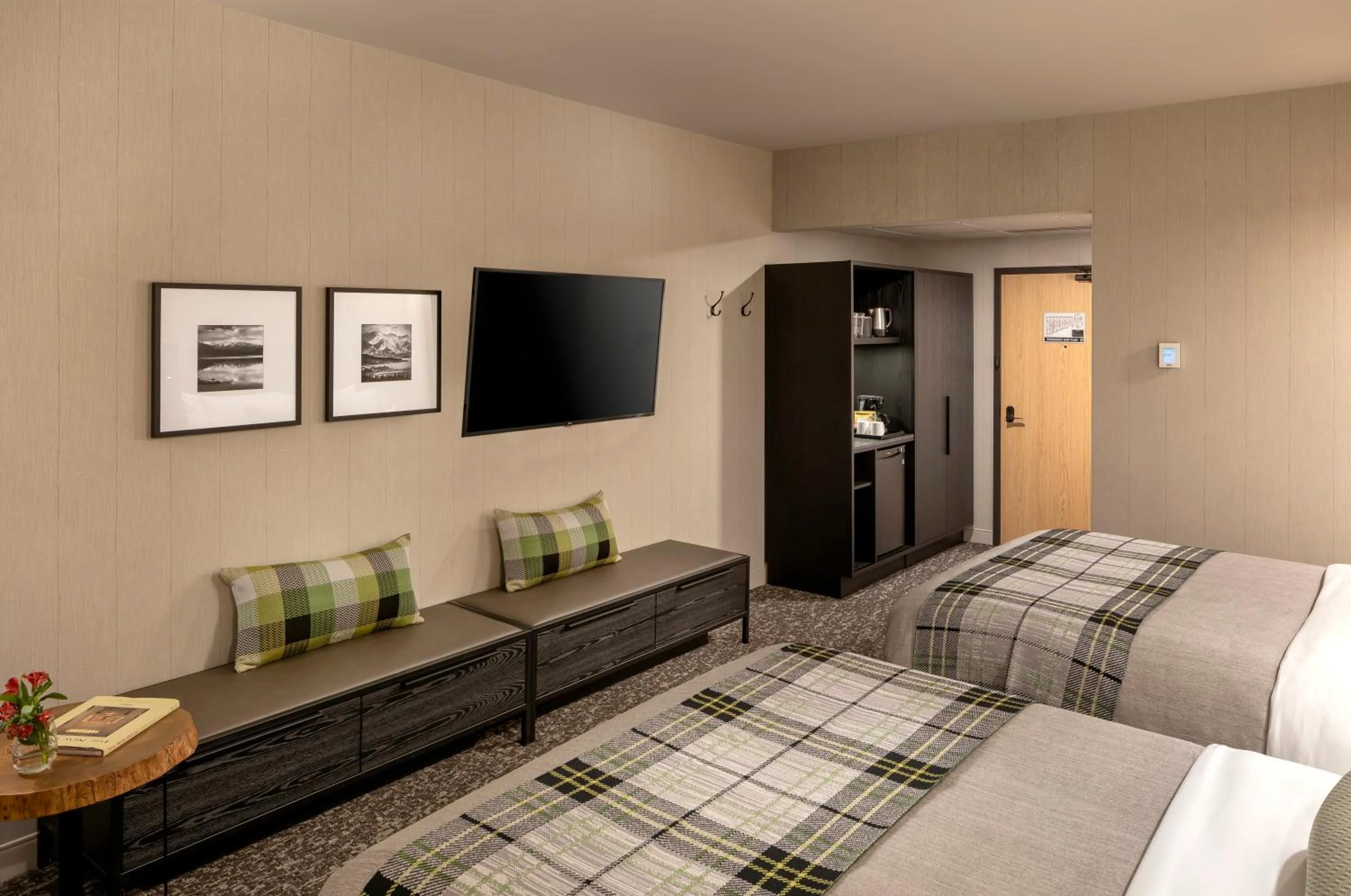 Bed in Peaks Hotel and Suites