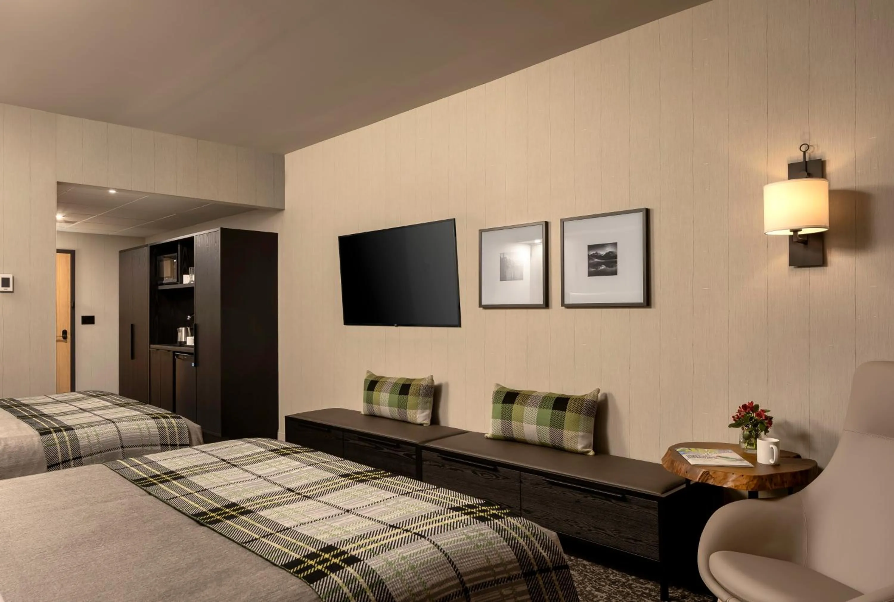 Bed in Peaks Hotel and Suites