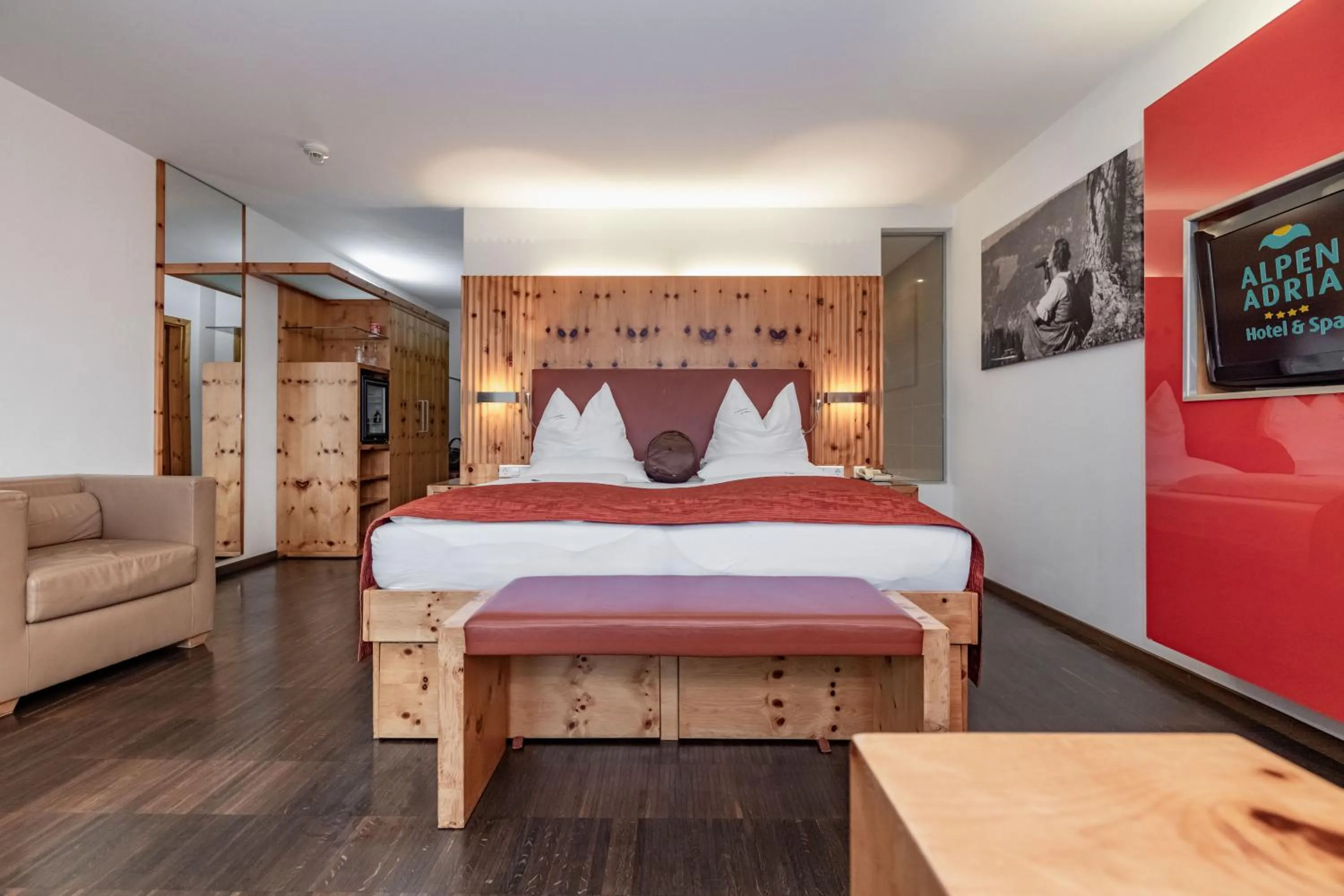 Bedroom, Bed in Alpen Adria Hotel & Spa