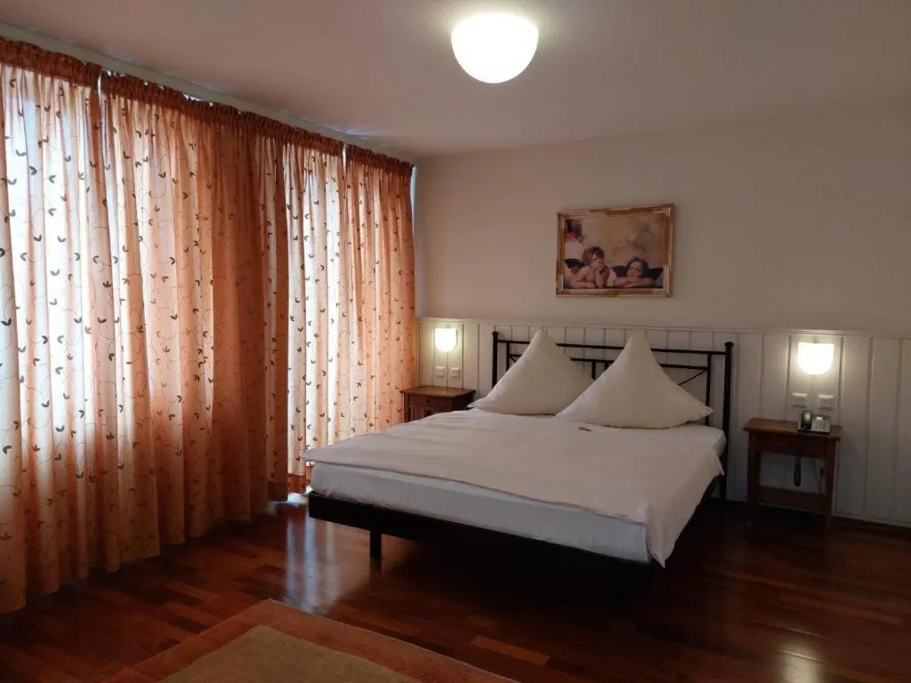 Bedroom, Bed in Hotel Goldener Stern