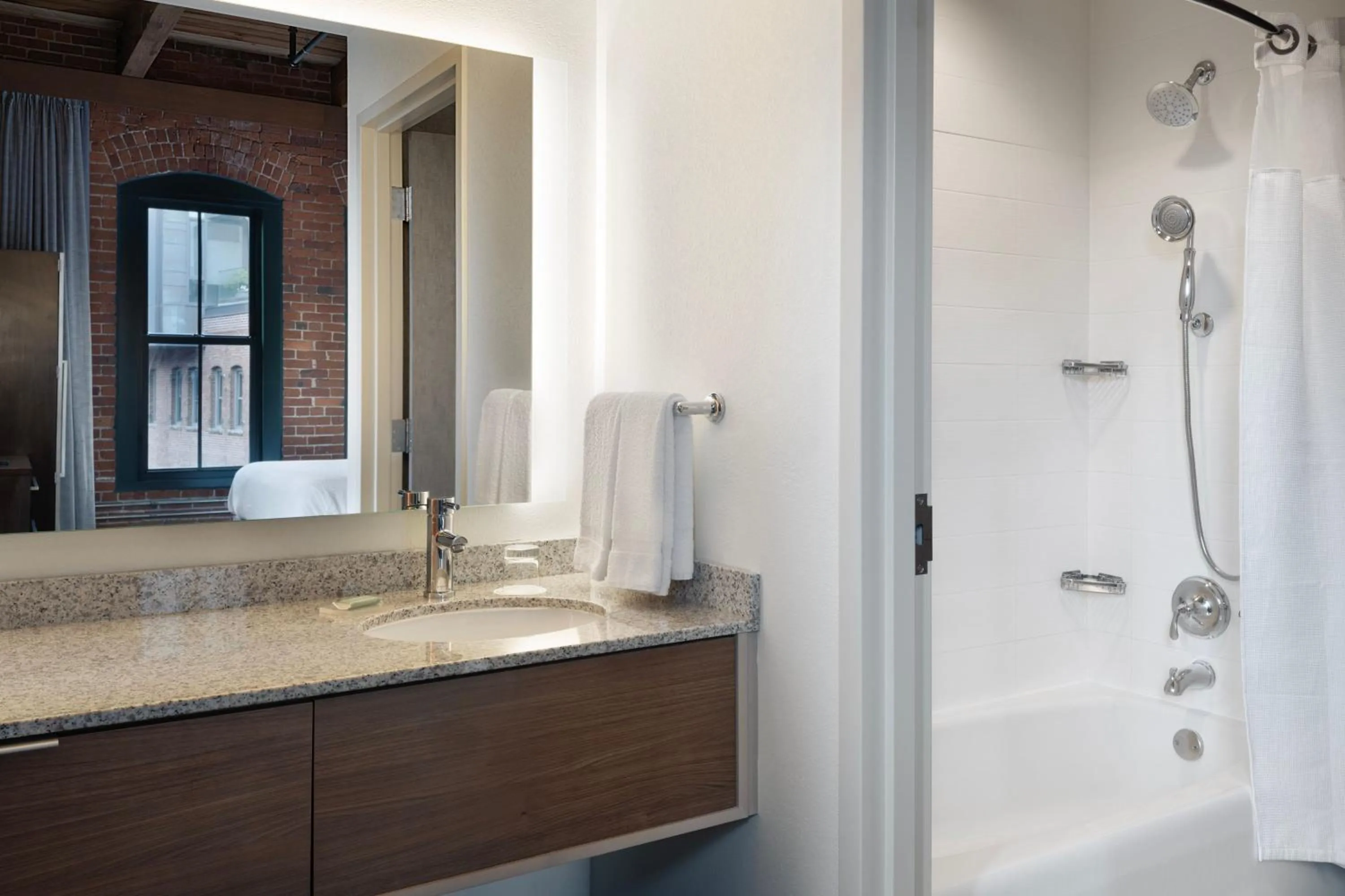 Bathroom in Residence Inn by Marriott Boston Downtown Seaport