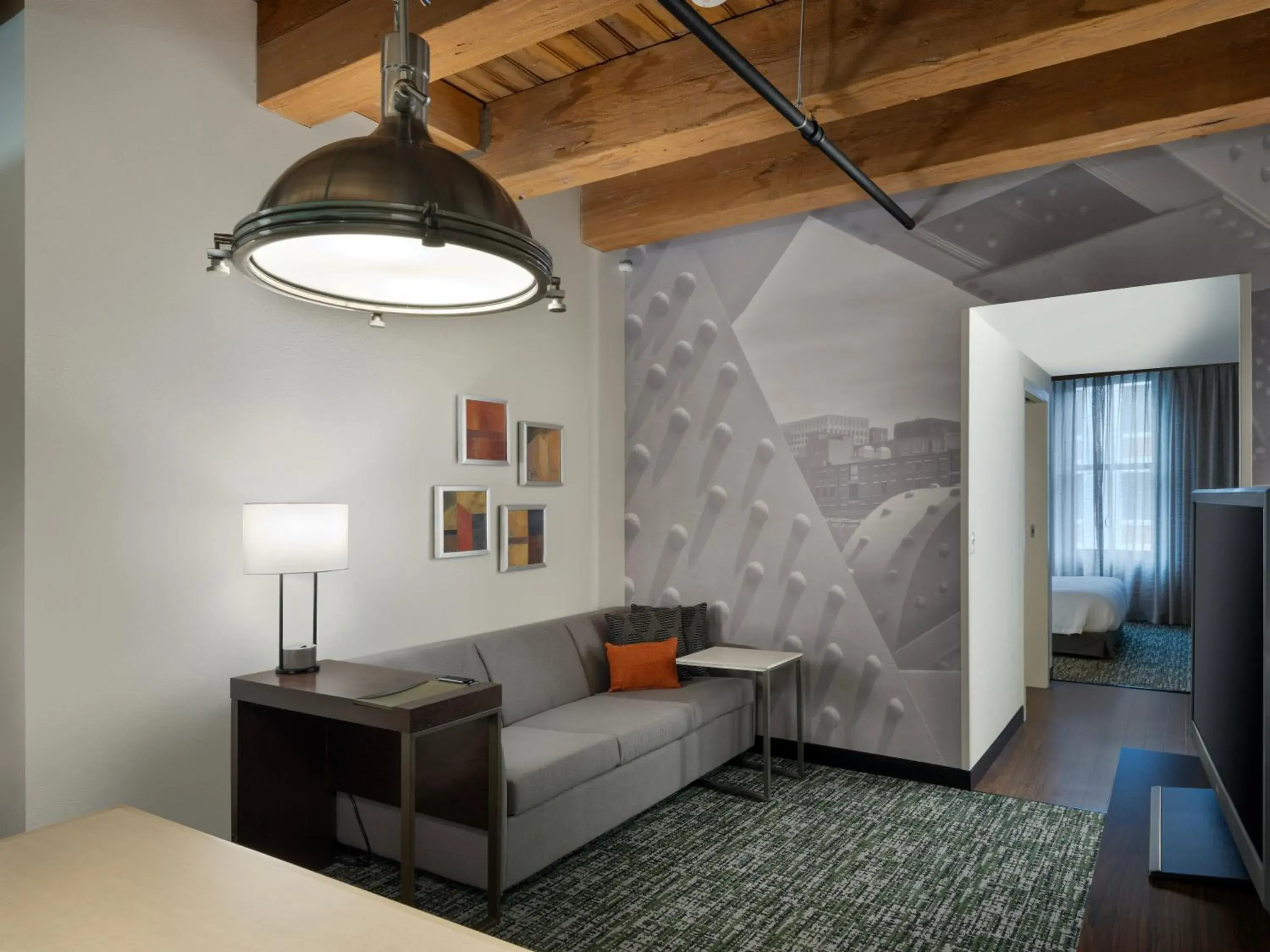 King Studio with Sofa Bed and Adapted Tub - Mobility Accessible in Residence Inn by Marriott Boston Downtown Seaport King Studio with Sofa Bed and Adapted Tub - Mobility Accessible in Residence Inn by Marriott Boston Downtown Seaport