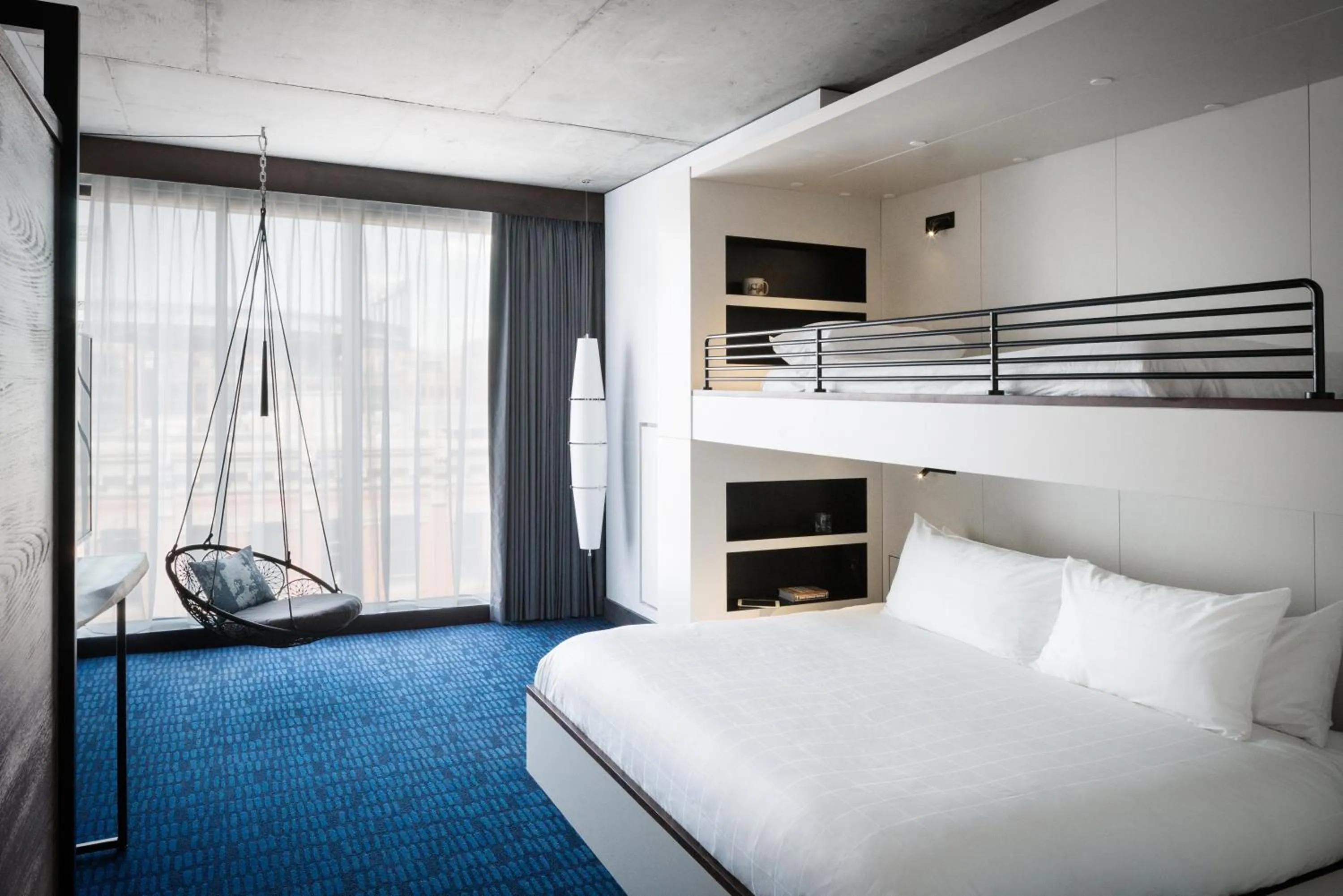 bunk bed, Bed in The Maven Hotel at Dairy Block