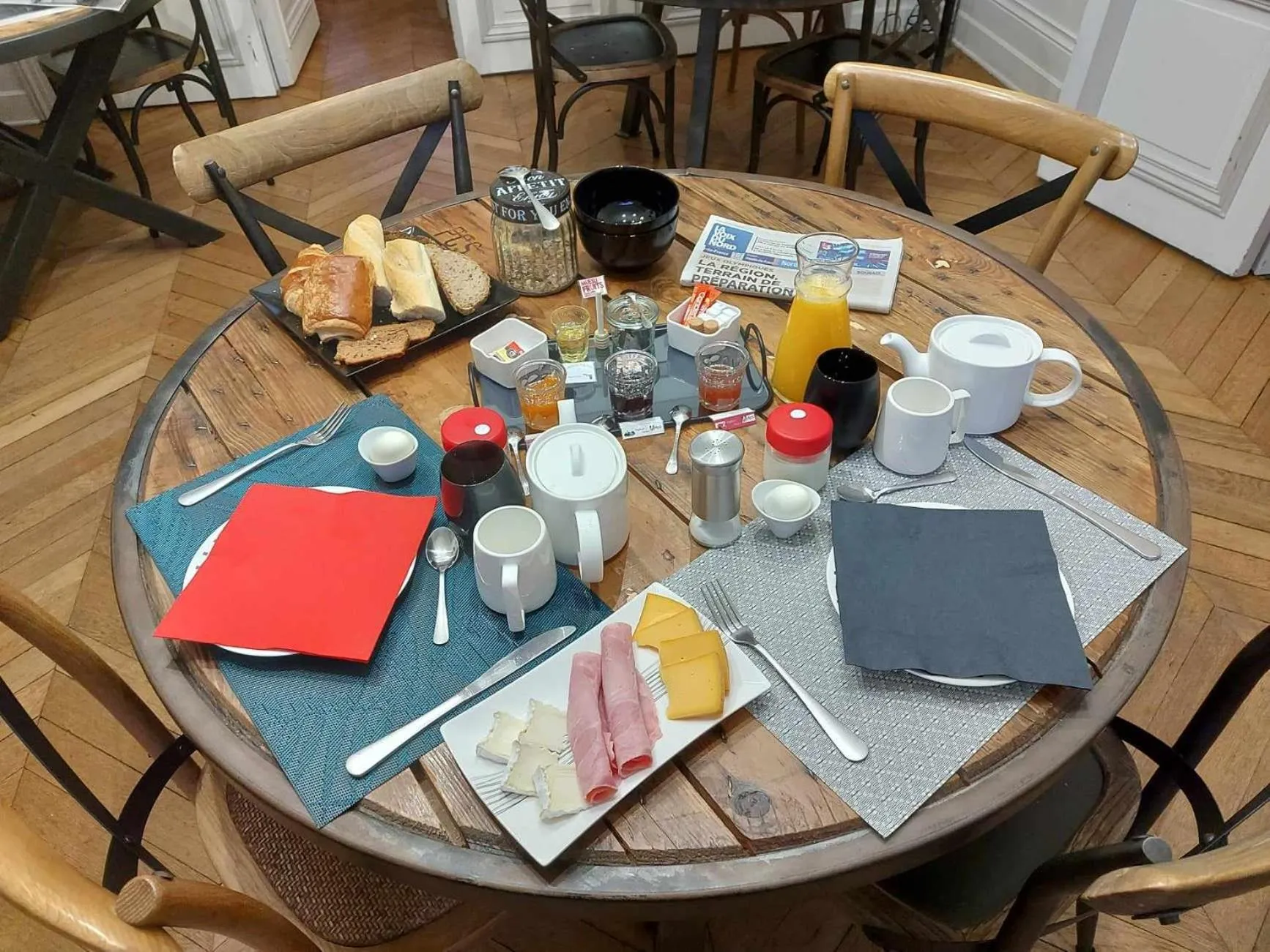 Breakfast in B & B Les Secrets des Loges