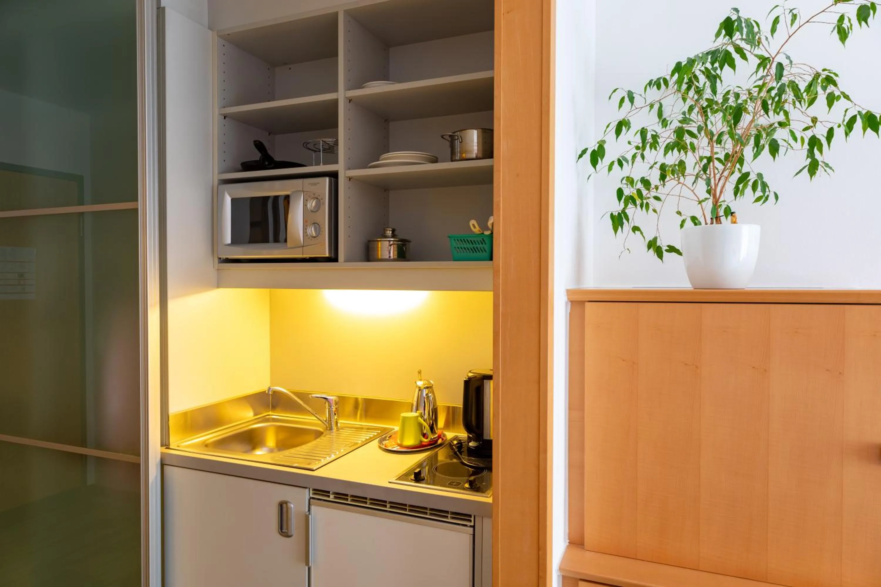 Kitchen or kitchenette in Hotel Bokan Exclusiv