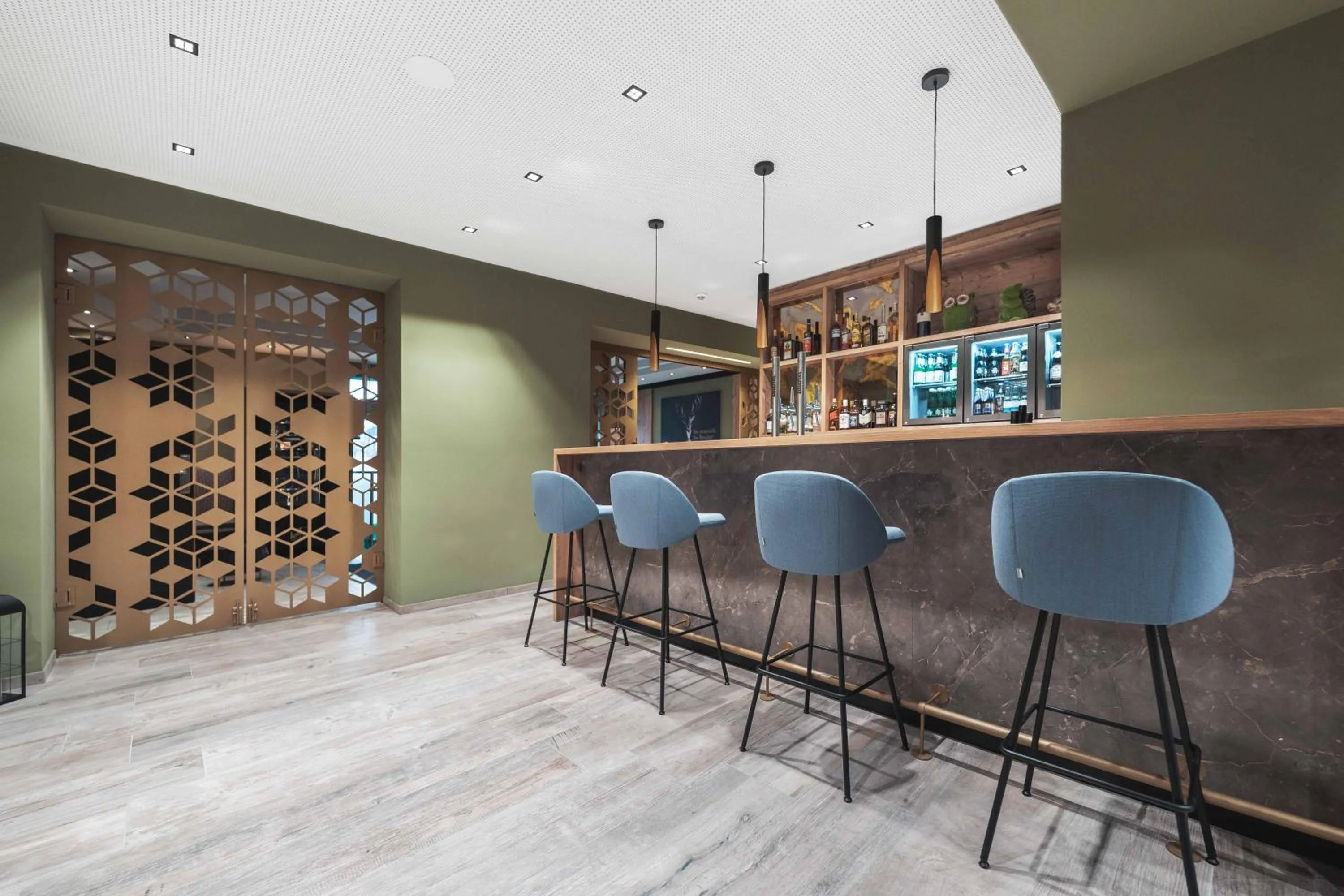 Lounge or bar in BinderS Budget City-Mountain Hotel