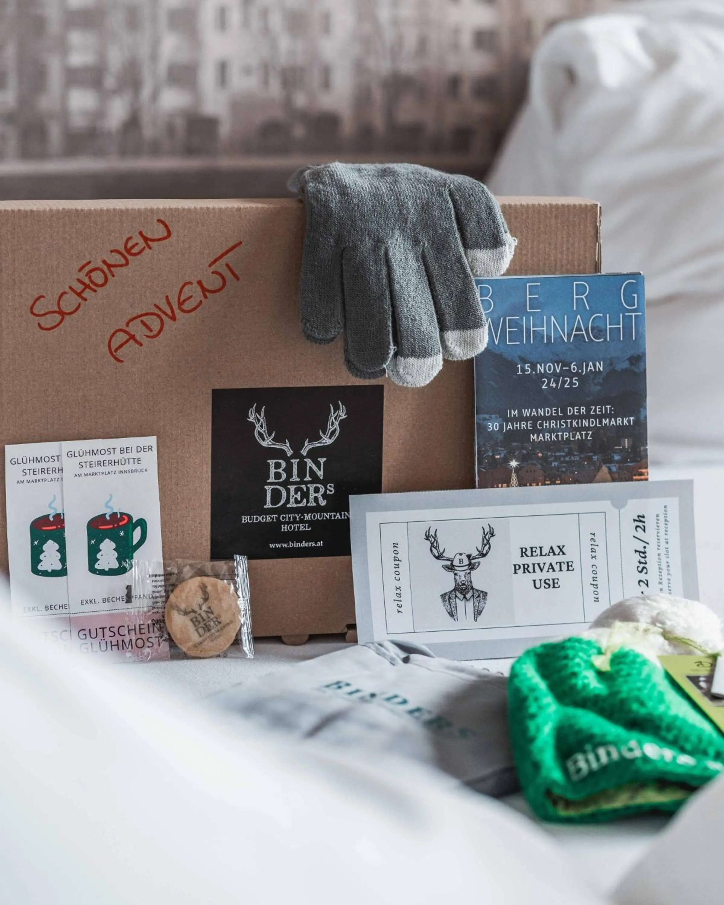 Winter in BinderS Budget City-Mountain Hotel