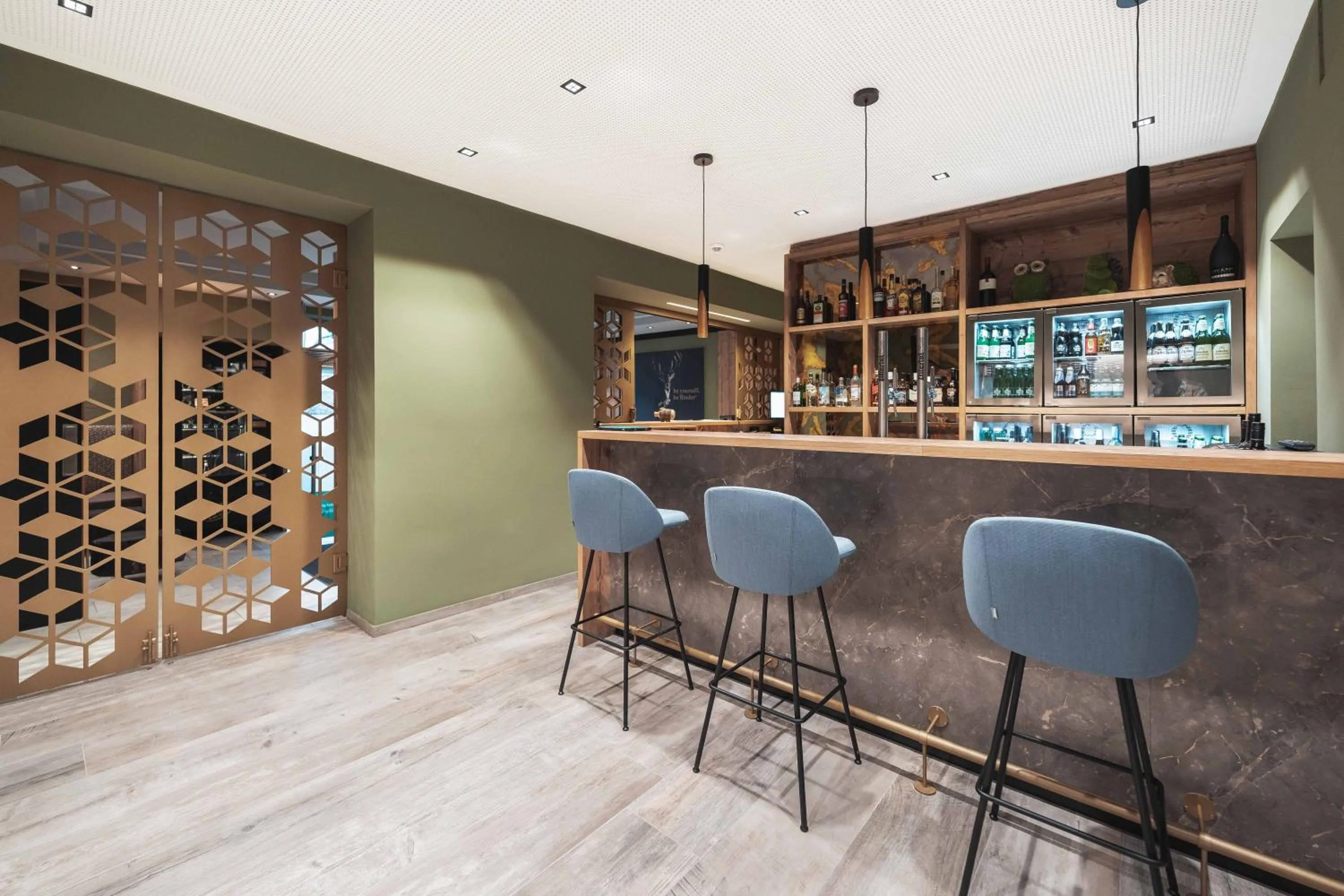 Lounge or bar in BinderS Budget City-Mountain Hotel