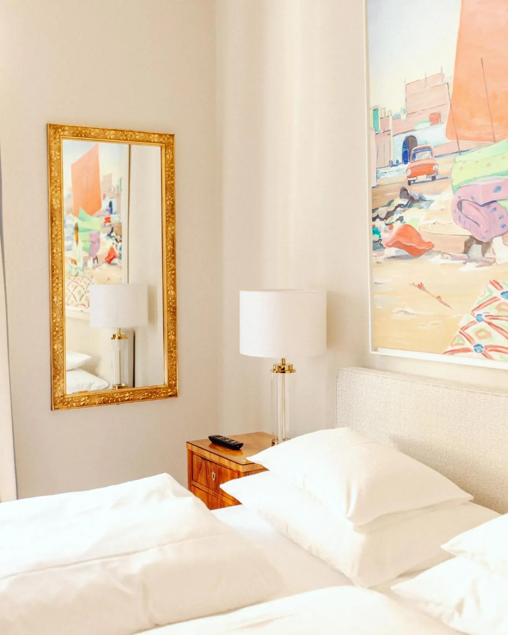 Bed in Schlossberghotel Bed in Schlossberghotel