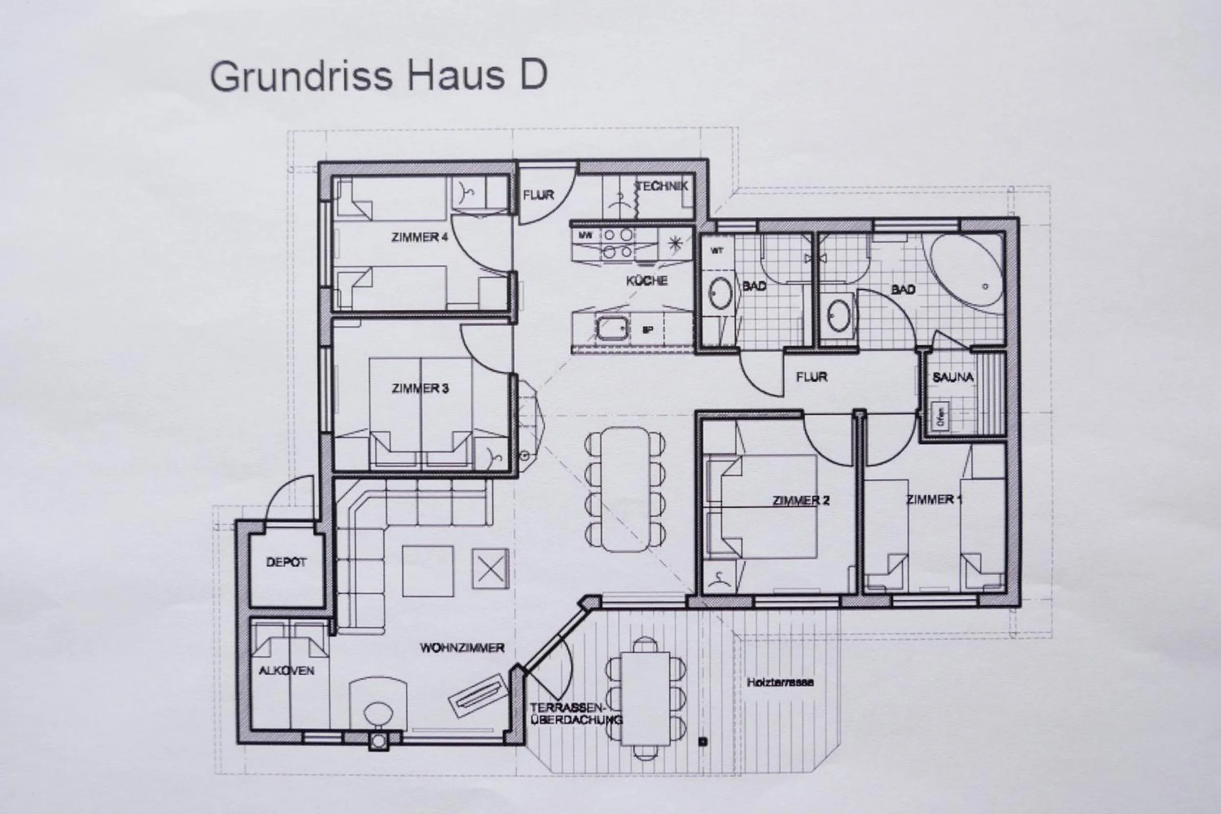 Floor plan in Resort 2 Ferienhaus Typ D 70