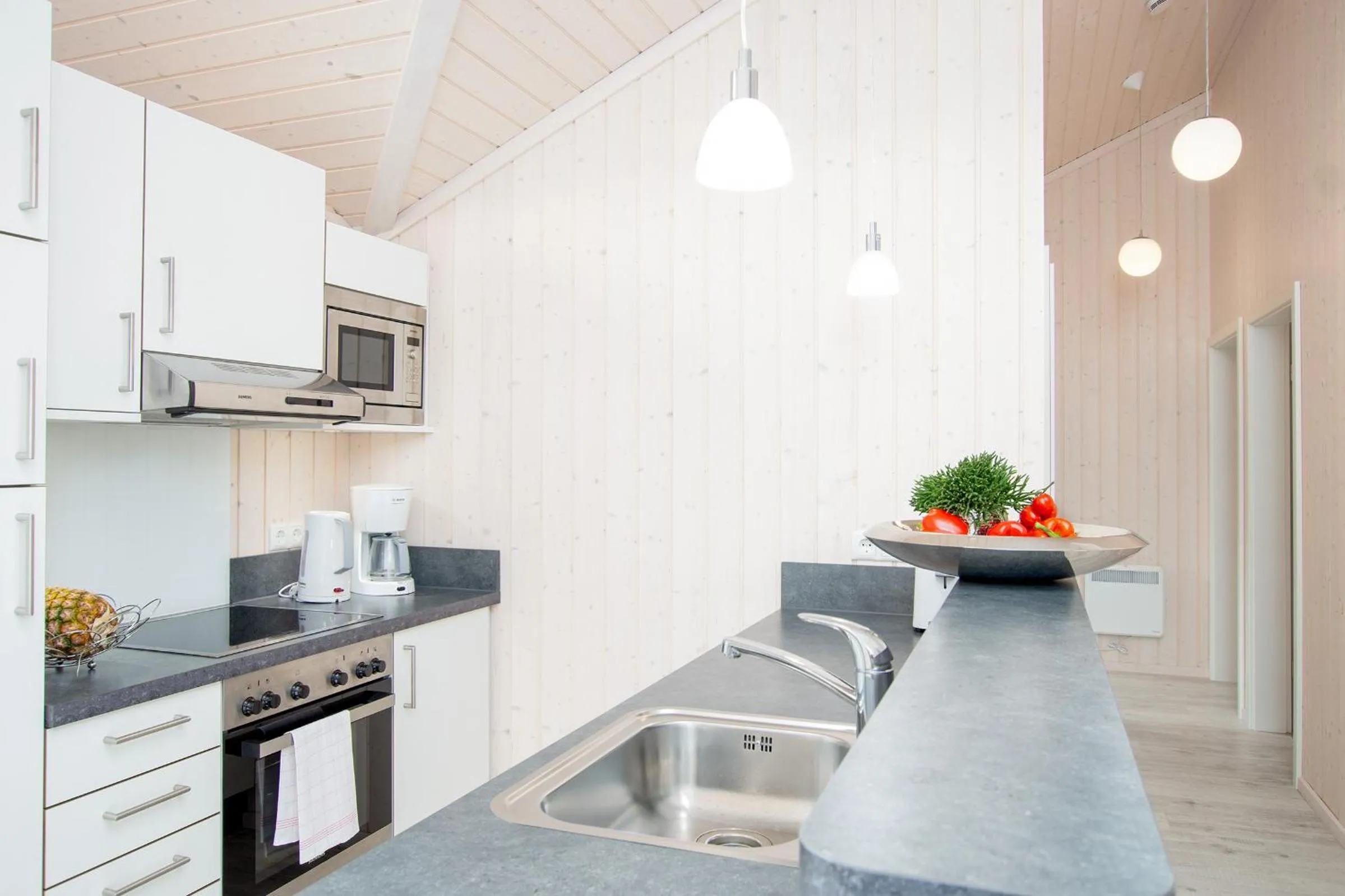Kitchen or kitchenette in Resort 2 Ferienhaus Typ D 70