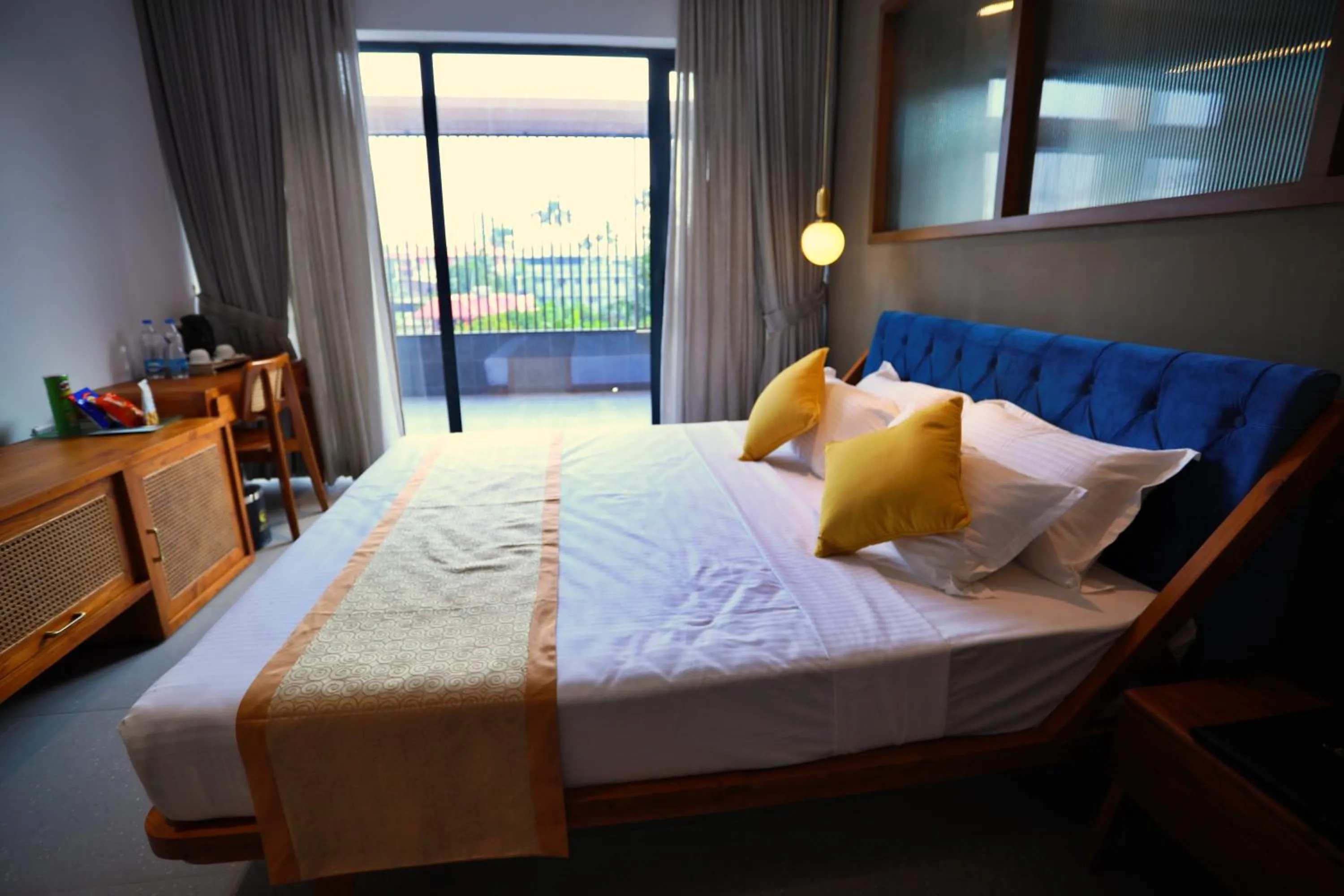 Bed in E.05 City Inn