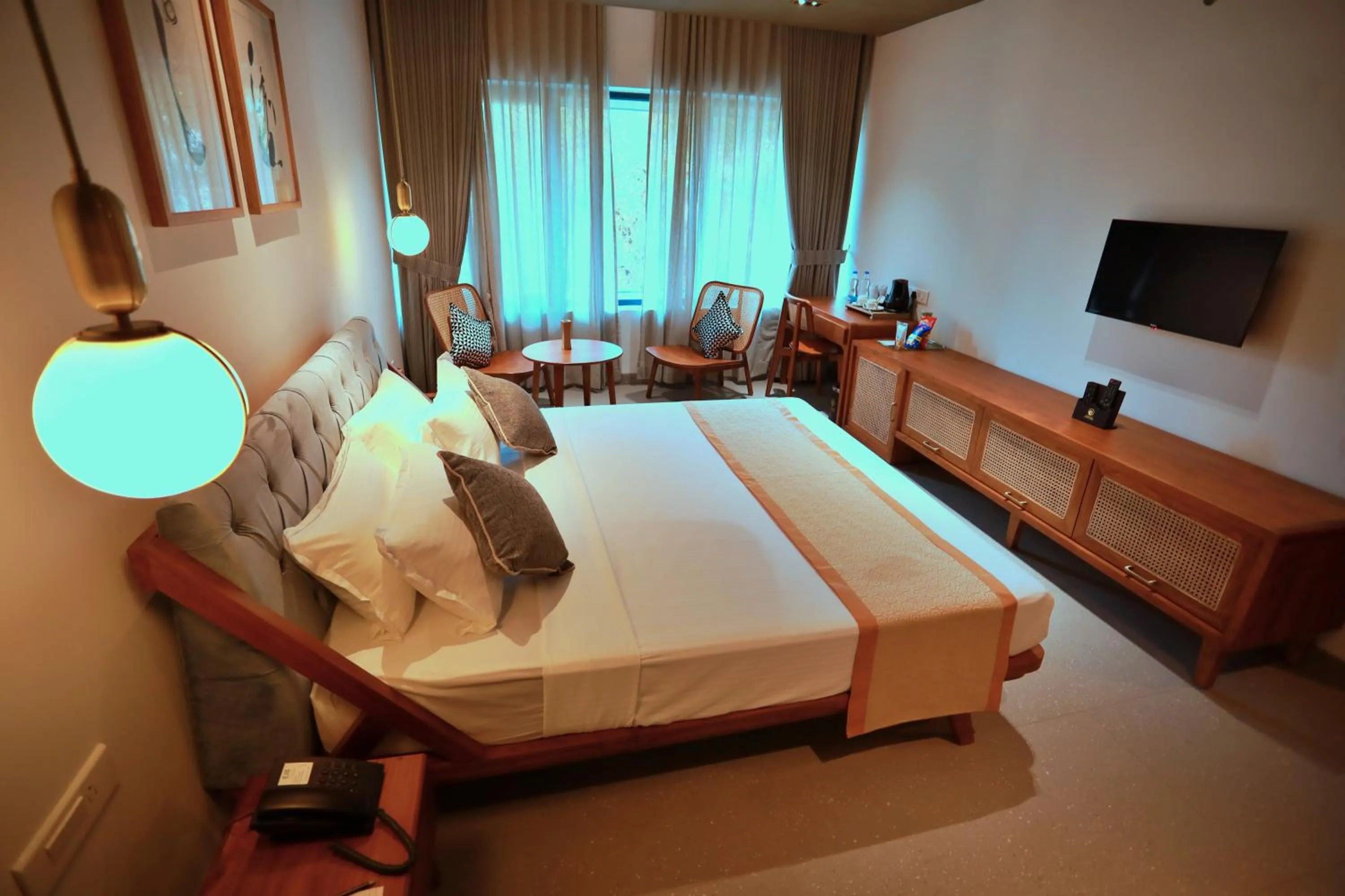 Bed in E.05 City Inn