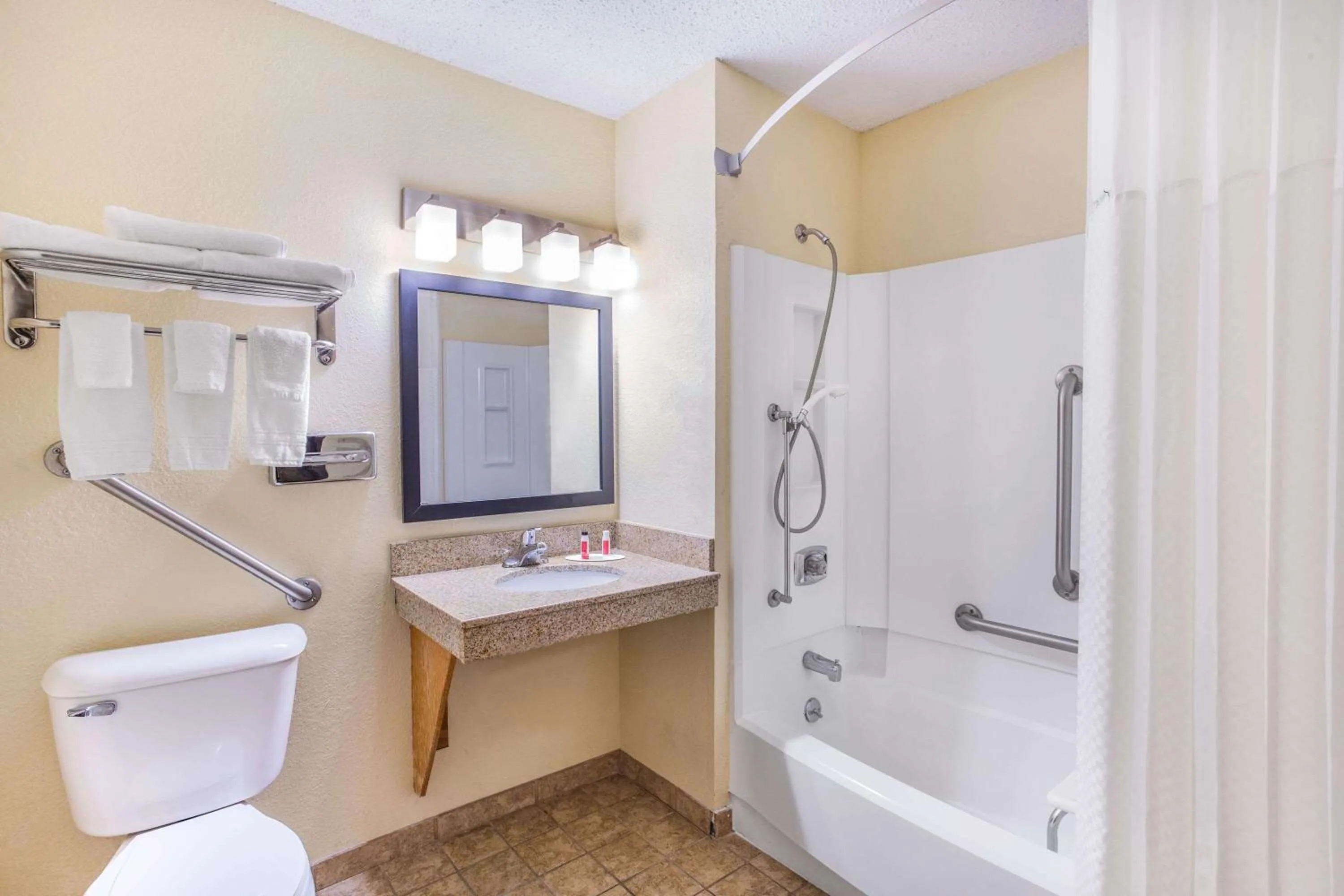 Bathroom in Super 8 by Wyndham Decorah