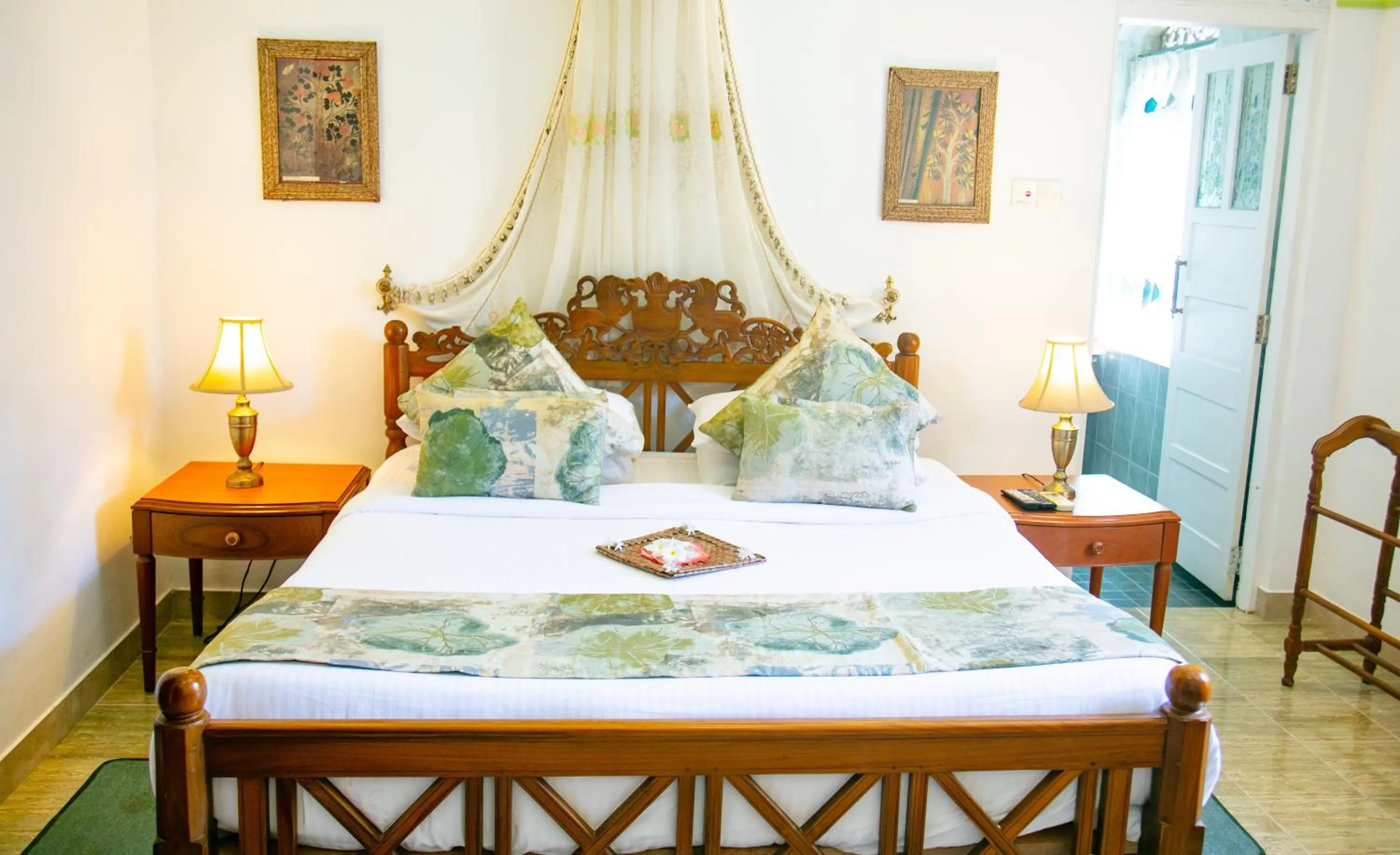 Bedroom, Bed in Manor House-Kandy