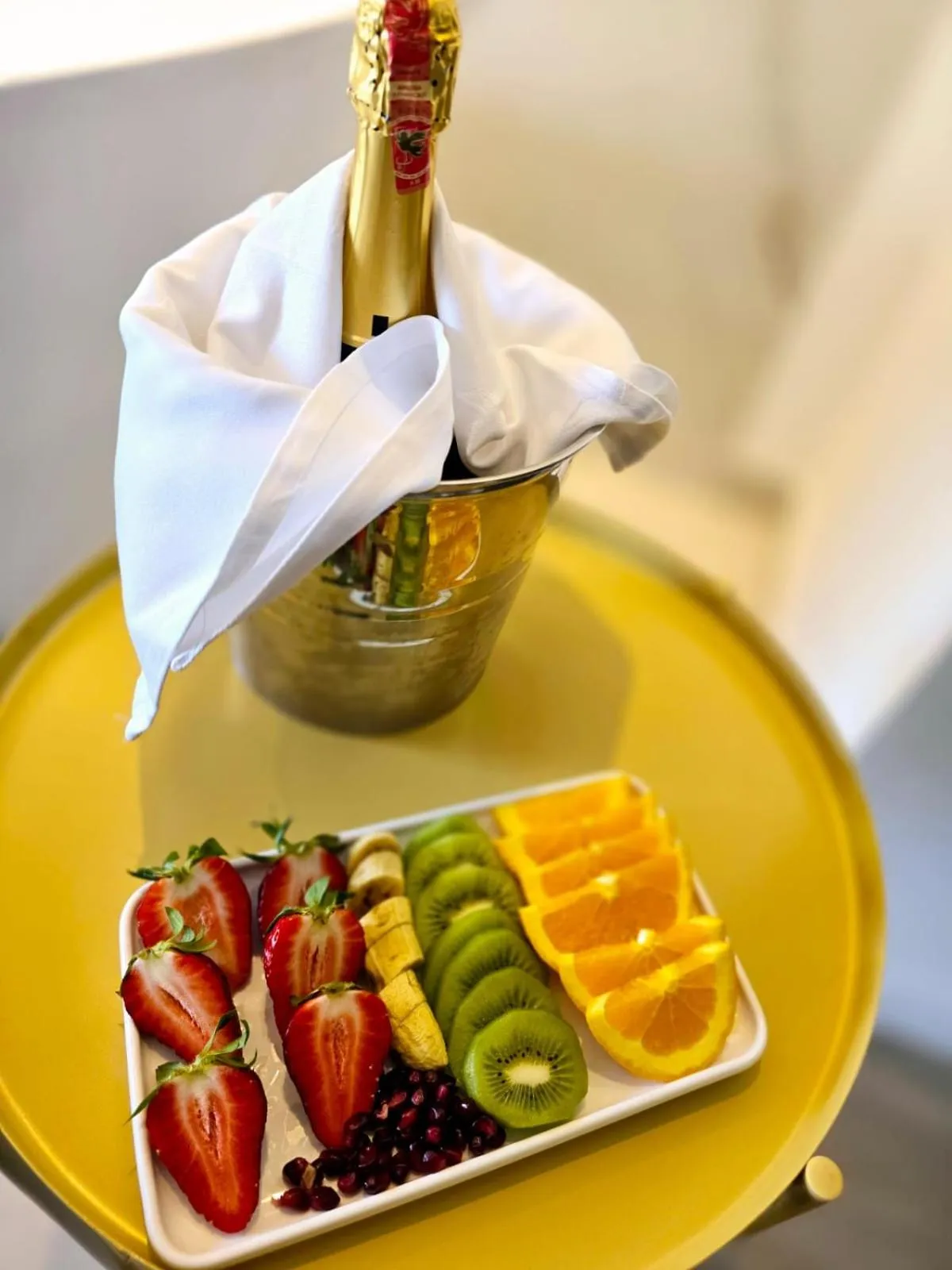 Bedroom in Perla Hotel