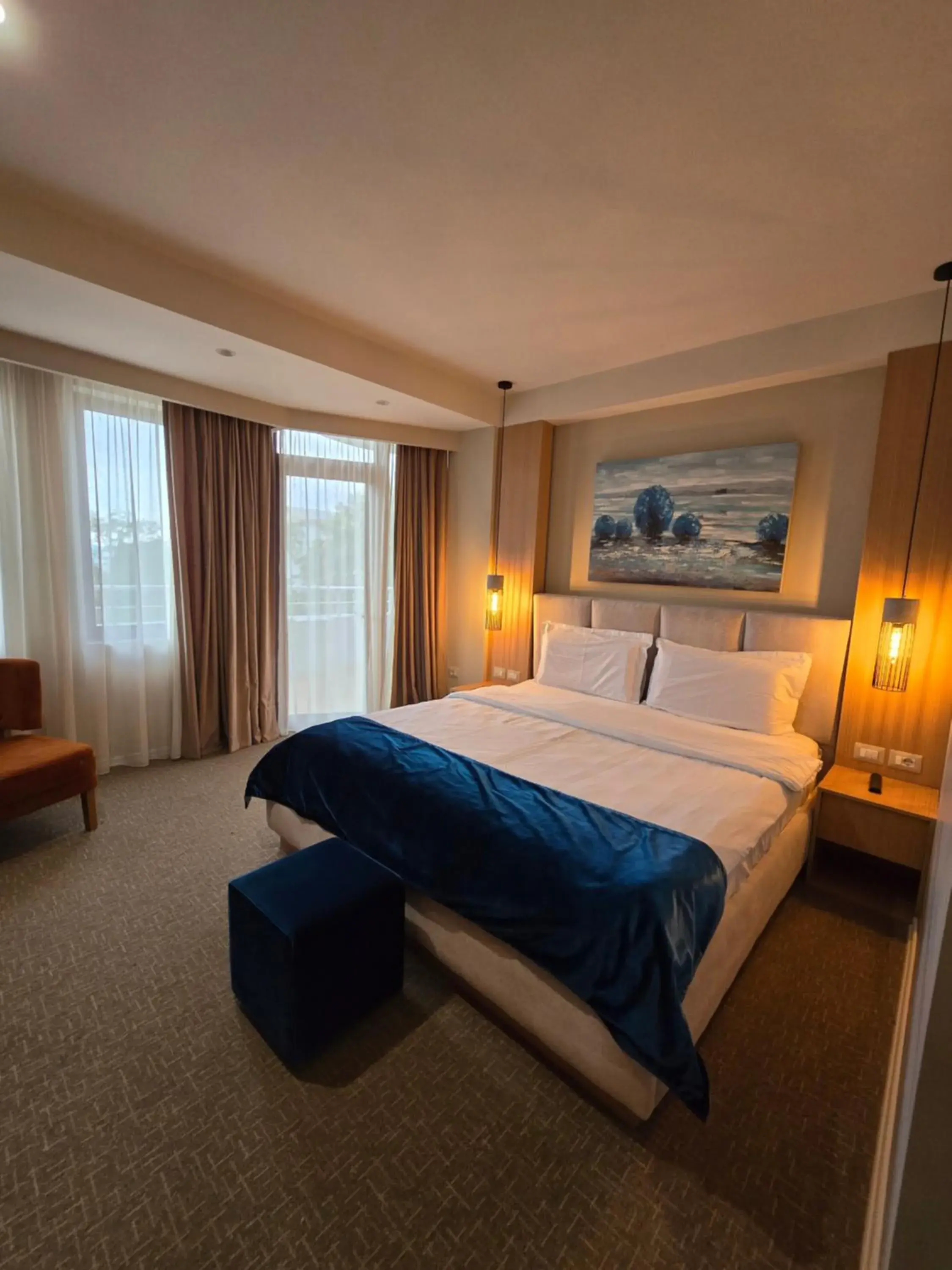 Bed in Perla Hotel Bed in Perla Hotel