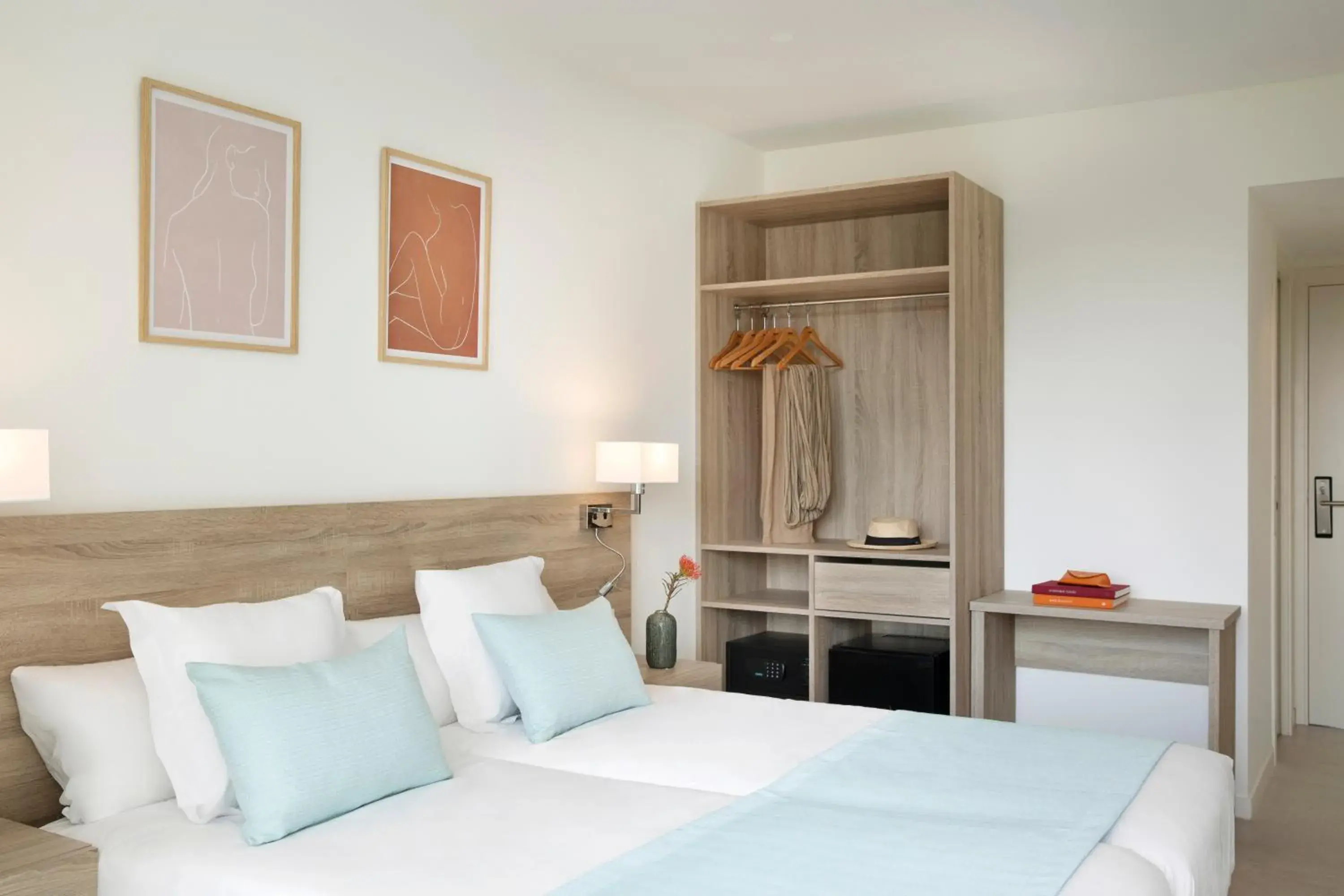 Bed in Aparthotel Marina Drach Bed in Aparthotel Marina Drach