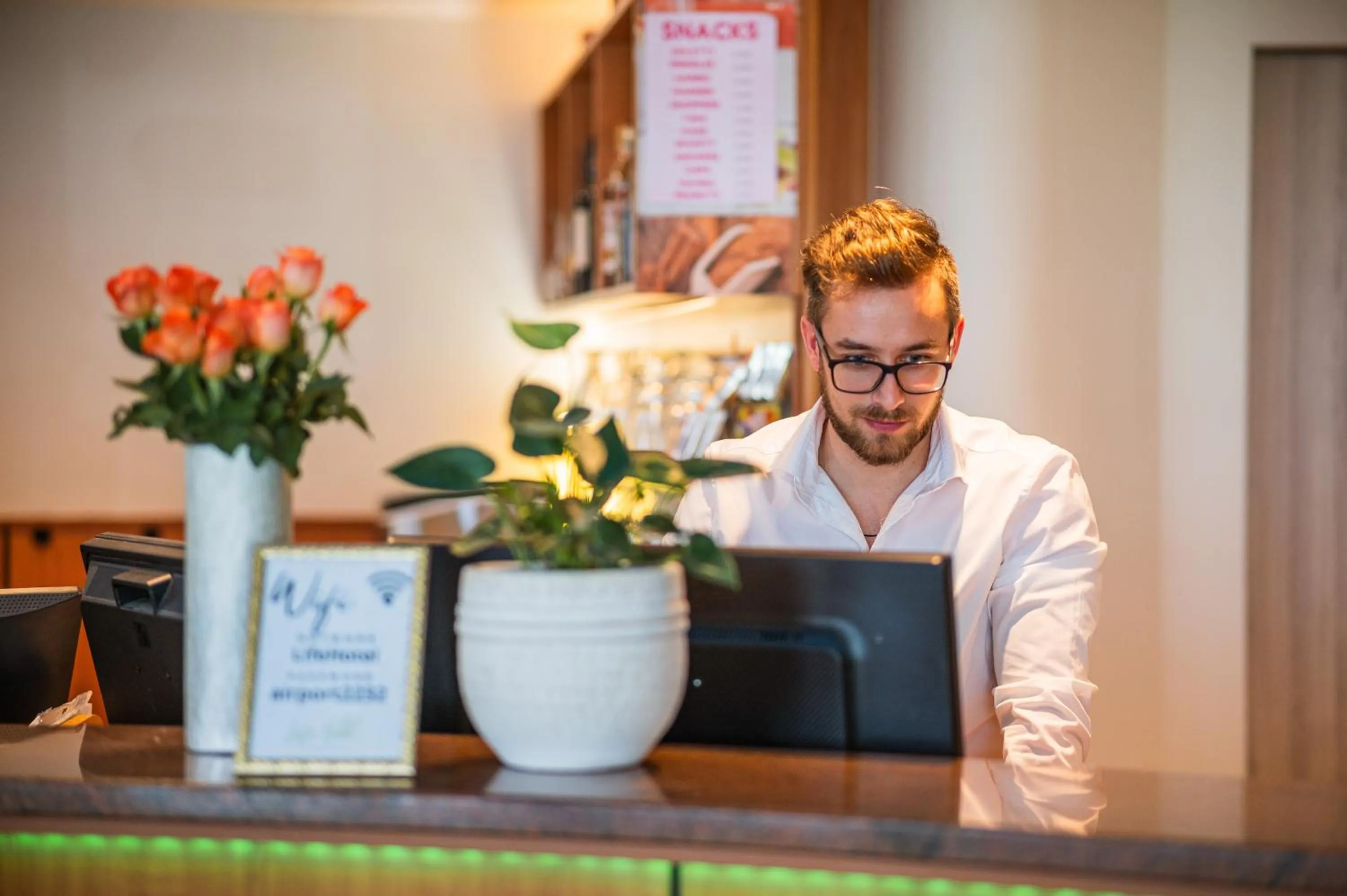 Lobby or reception in LifeHotel Vienna Airport