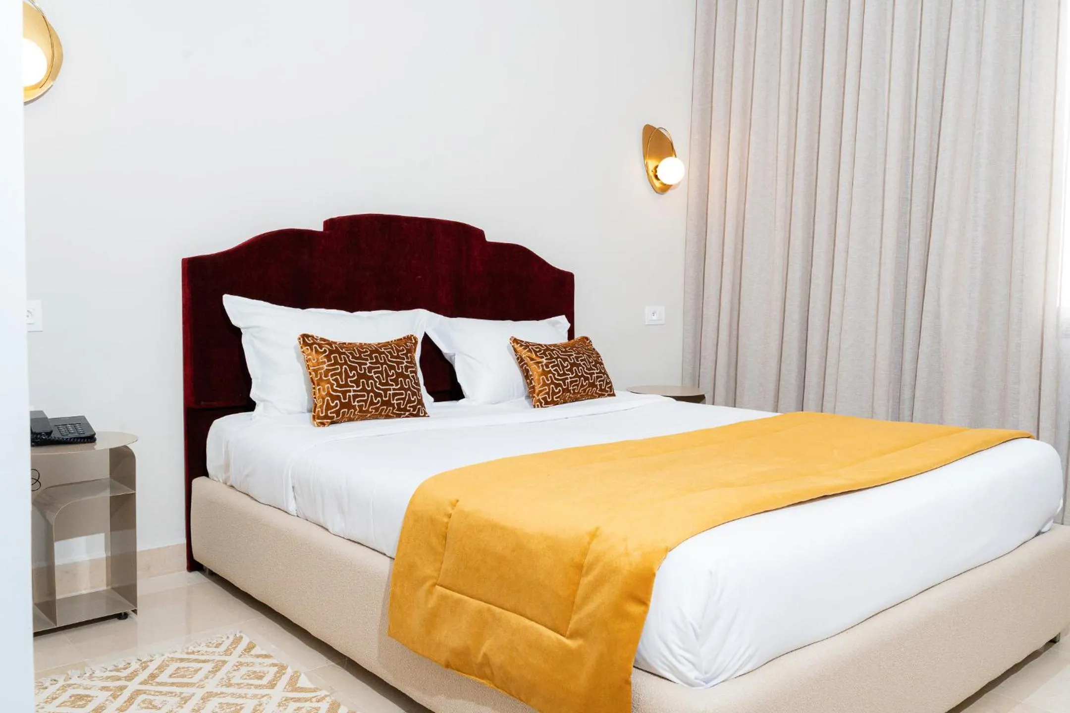 Bed in hôtel LE PACHA