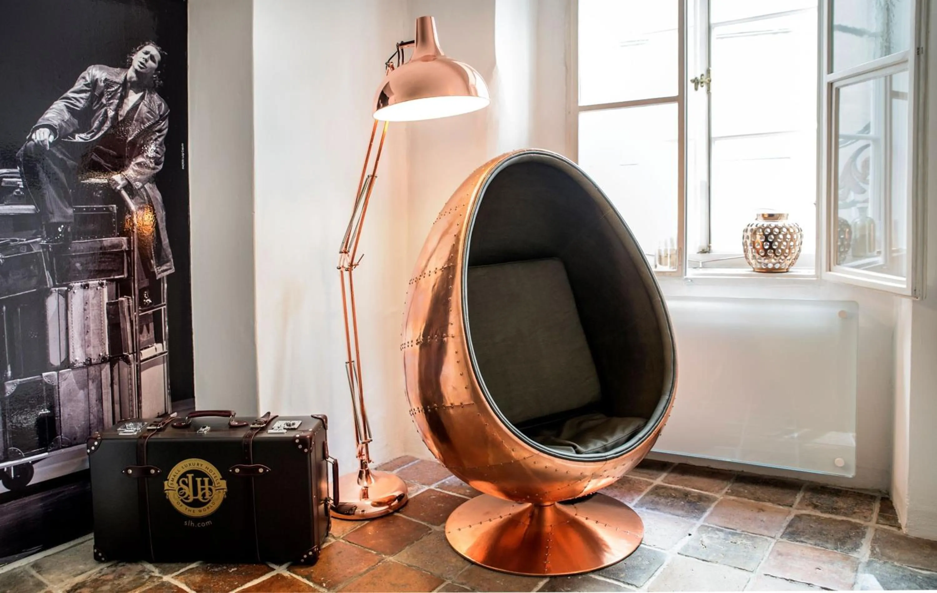 Seating area in Small Luxury Hotel Goldgasse