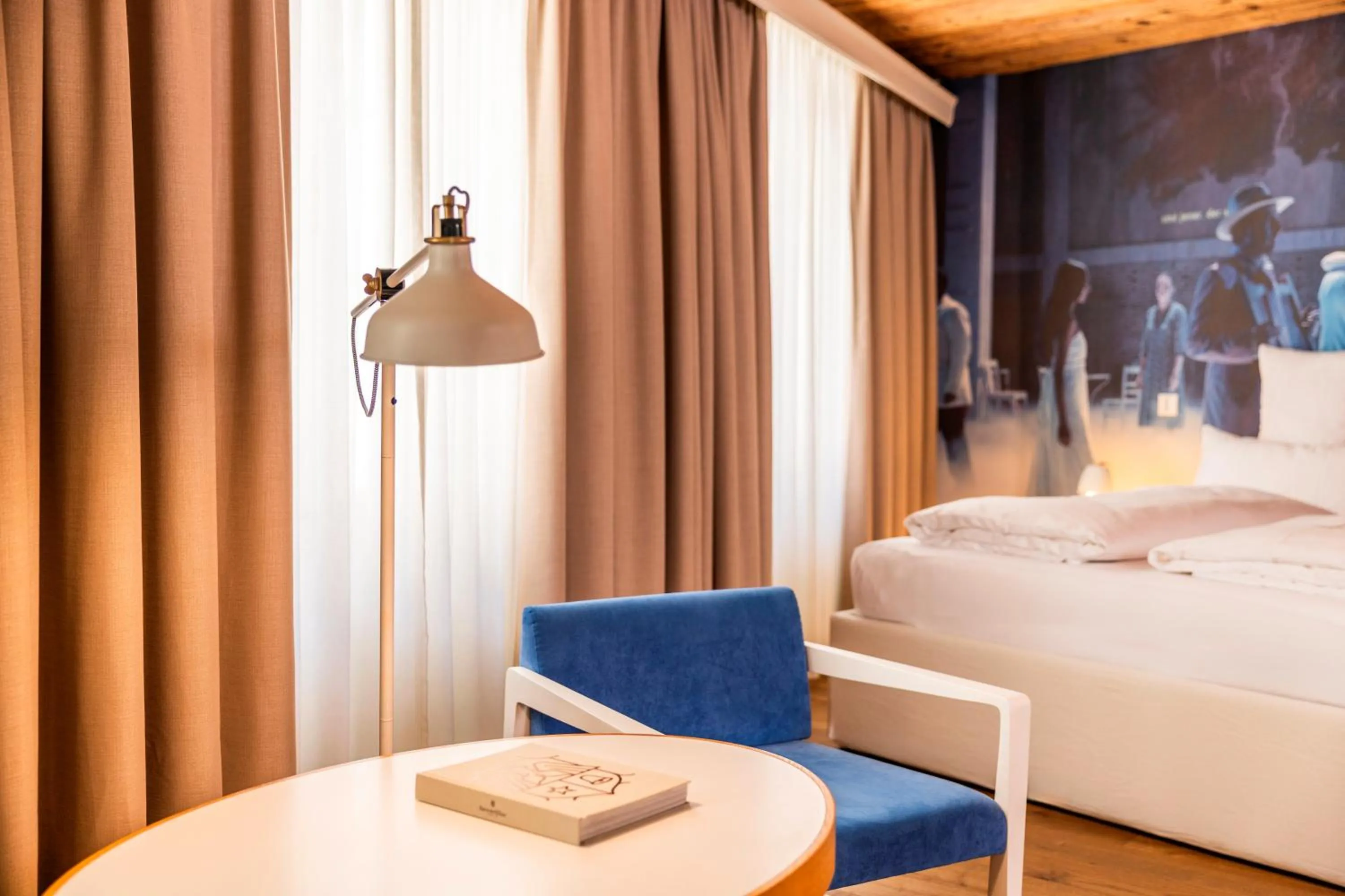 Seating area, Bed in Small Luxury Hotel Goldgasse