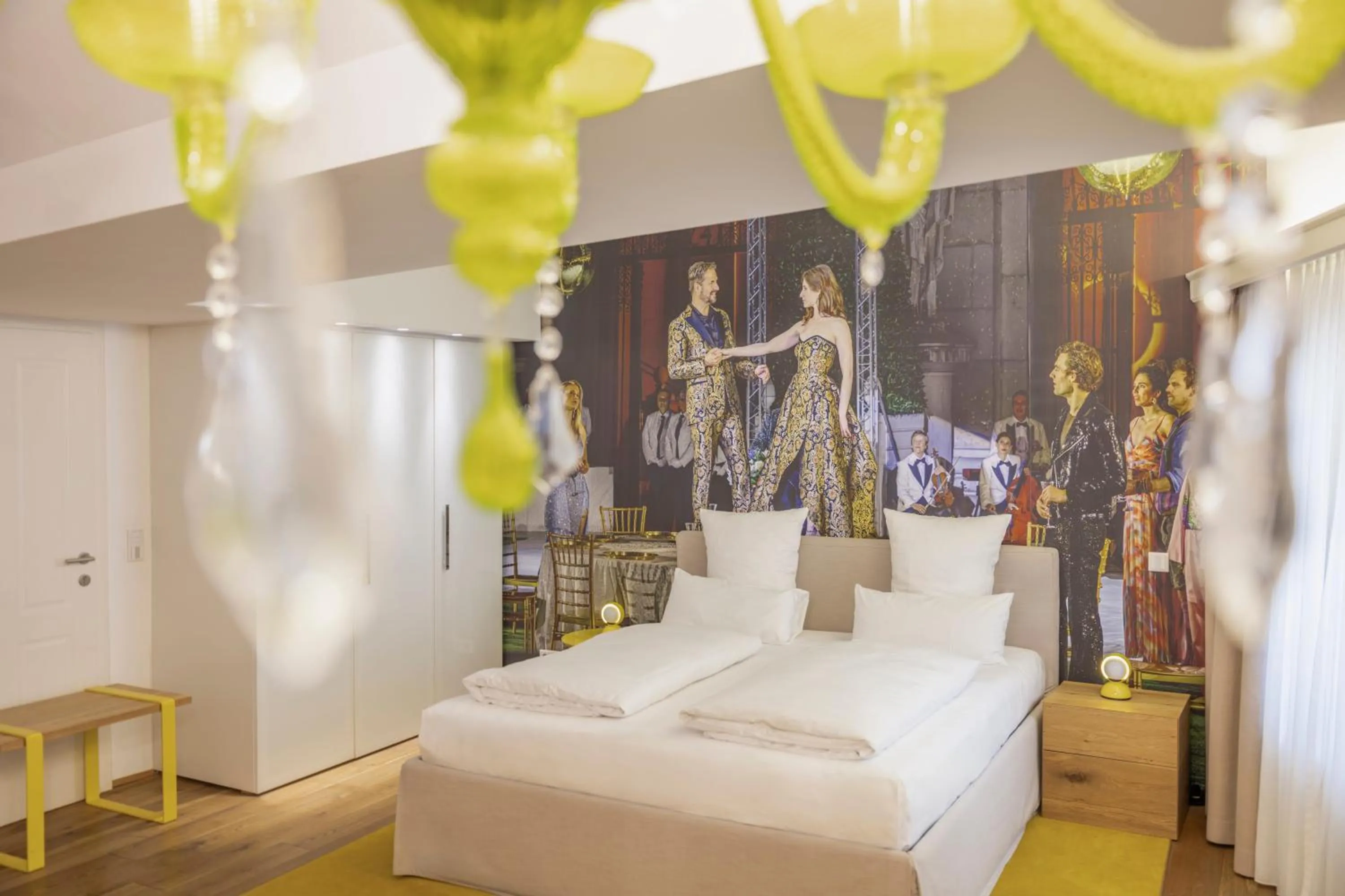 Bed in Small Luxury Hotel Goldgasse