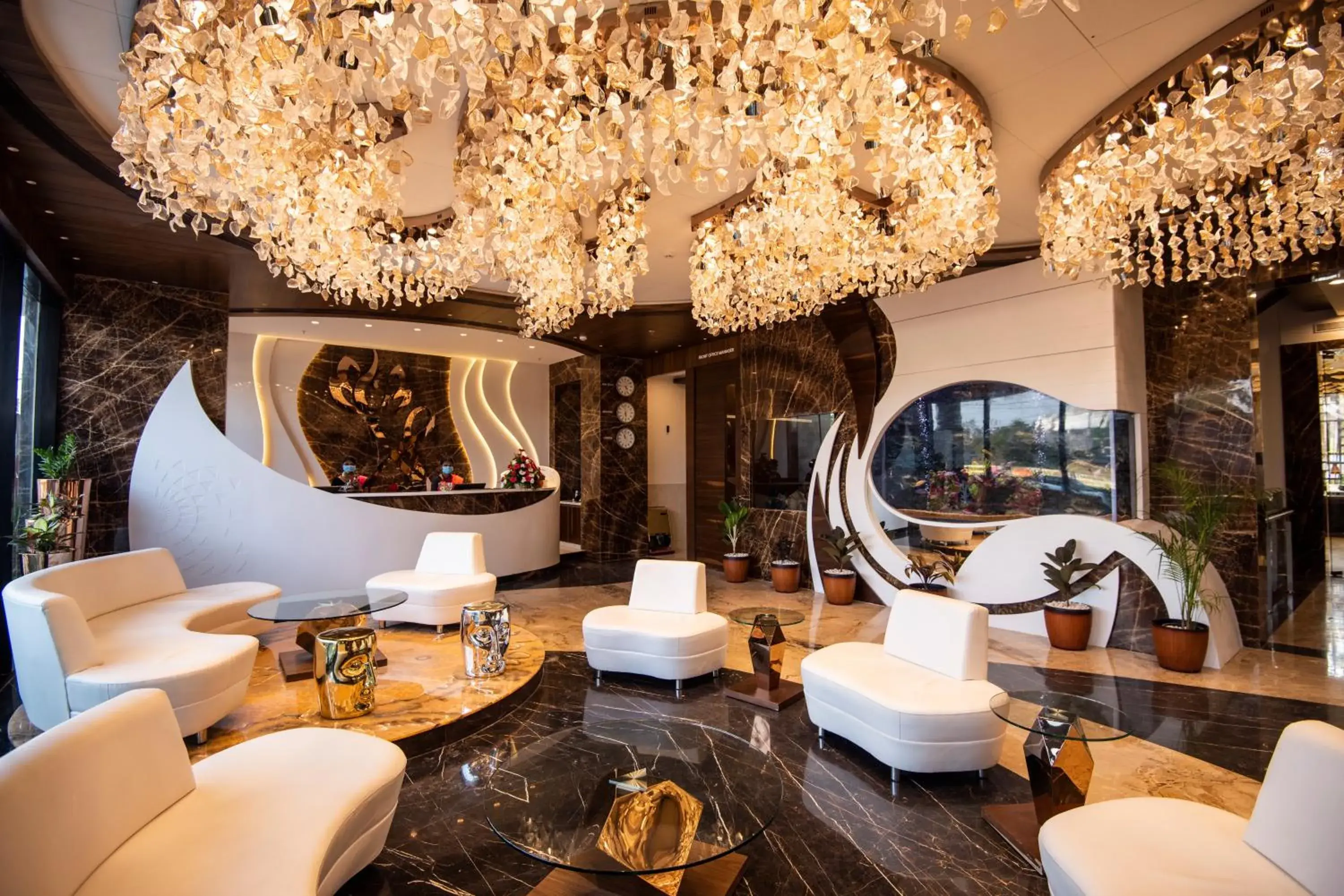 Lobby or reception in Hotel Park Elanza Coimbatore Lobby or reception in Hotel Park Elanza Coimbatore