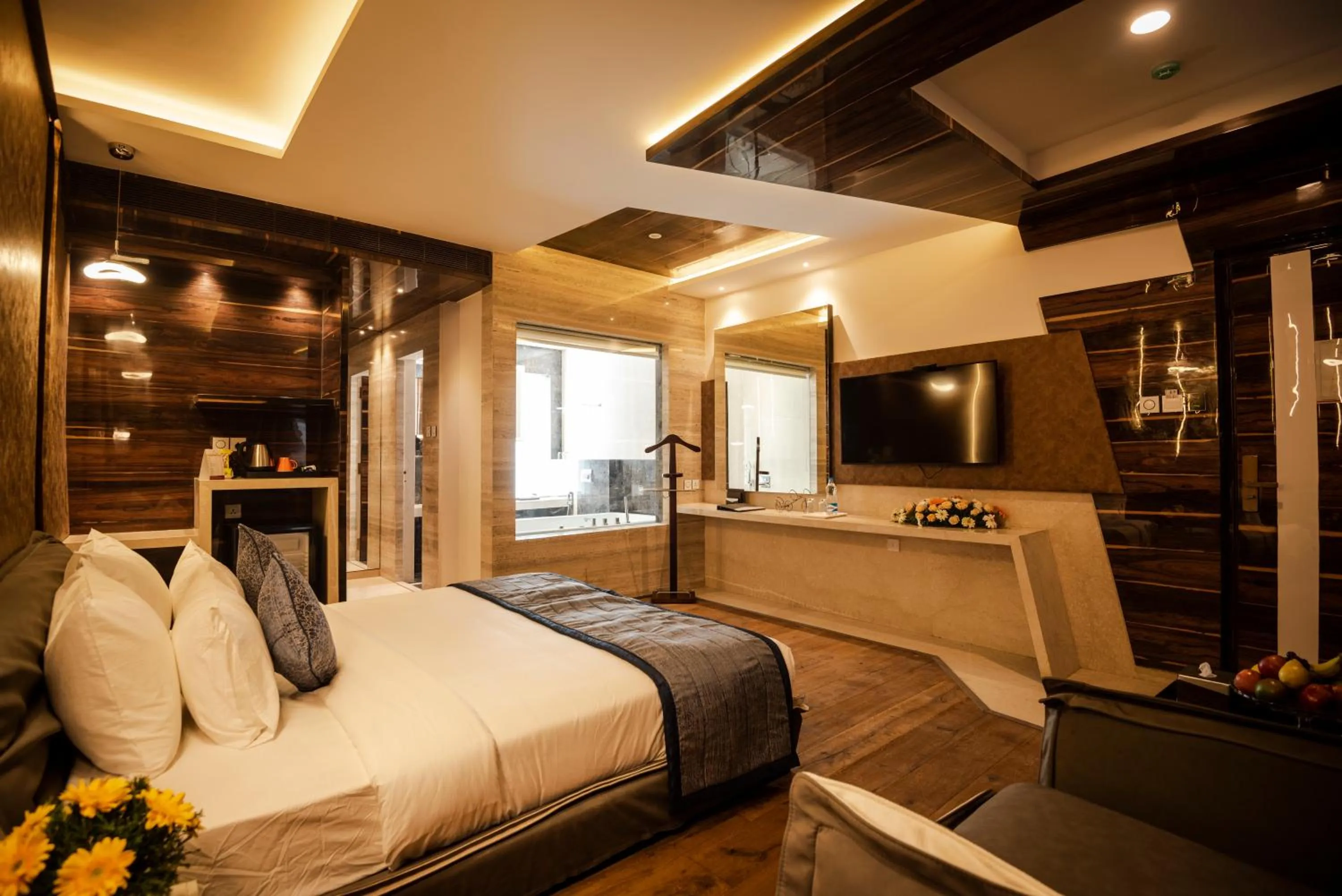 Photo of the whole room, Bed in Hotel Park Elanza Coimbatore