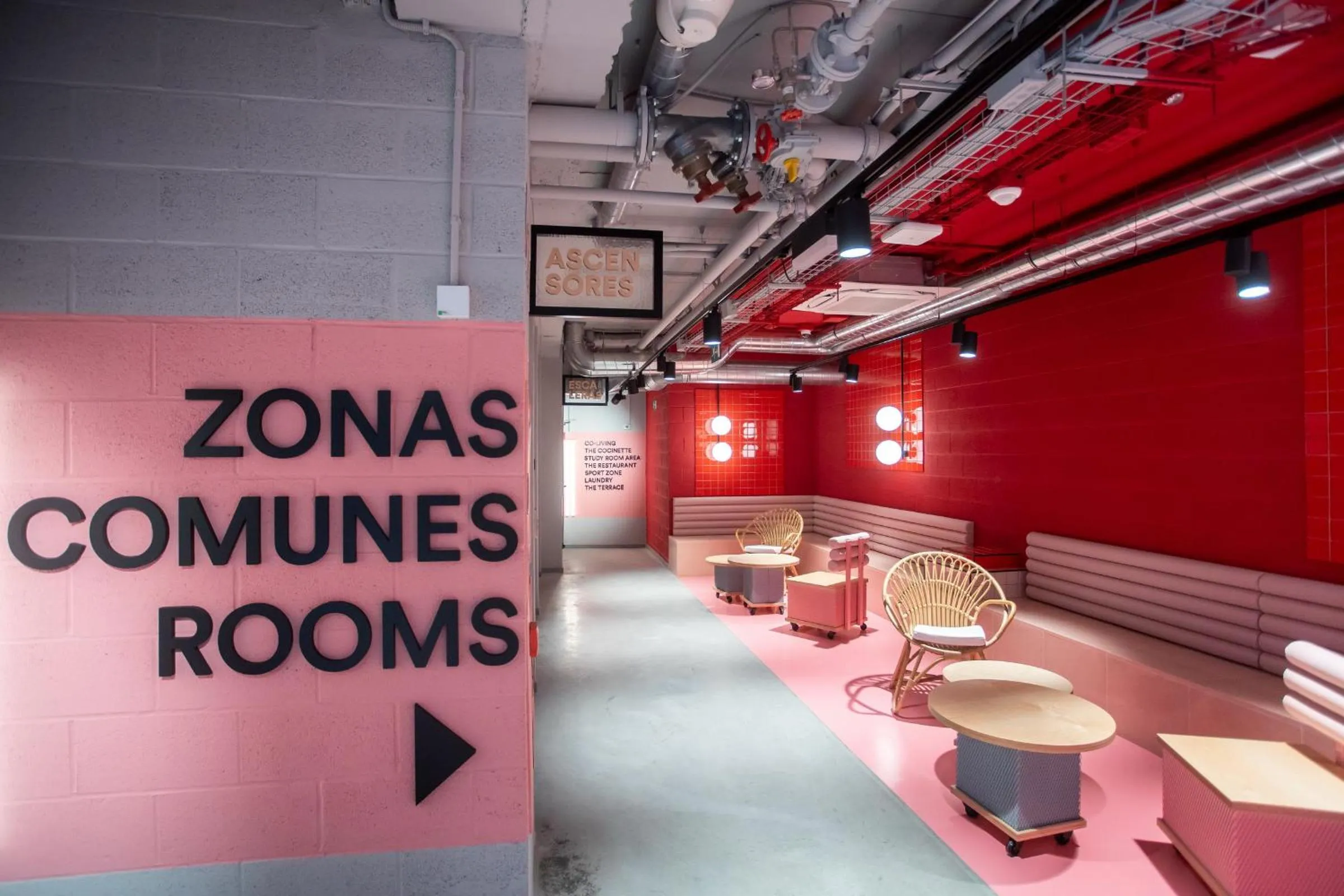 Lobby or reception in Residencia Universitaria Resa San Mamés