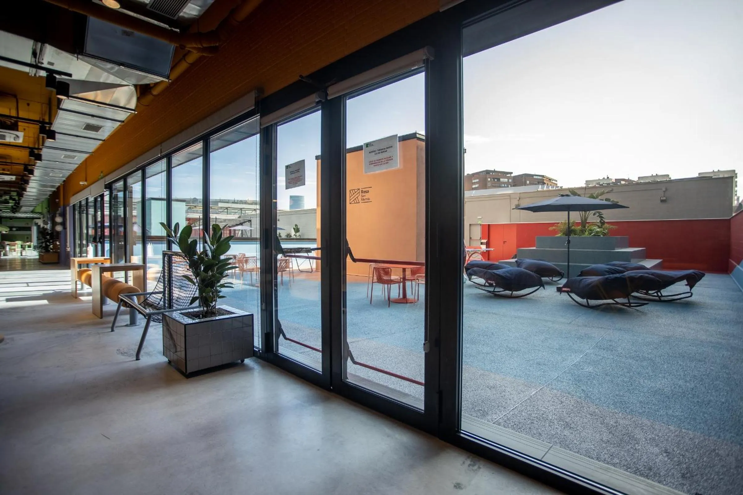 Balcony/Terrace in Residencia Universitaria Resa San Mamés