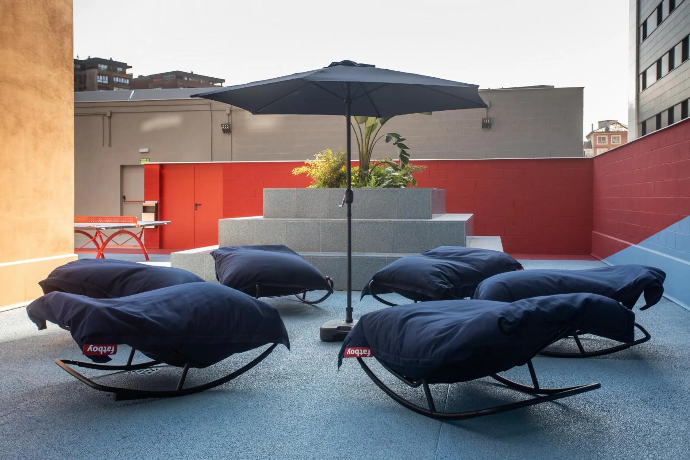 Balcony/Terrace in Residencia Universitaria Resa San Mamés