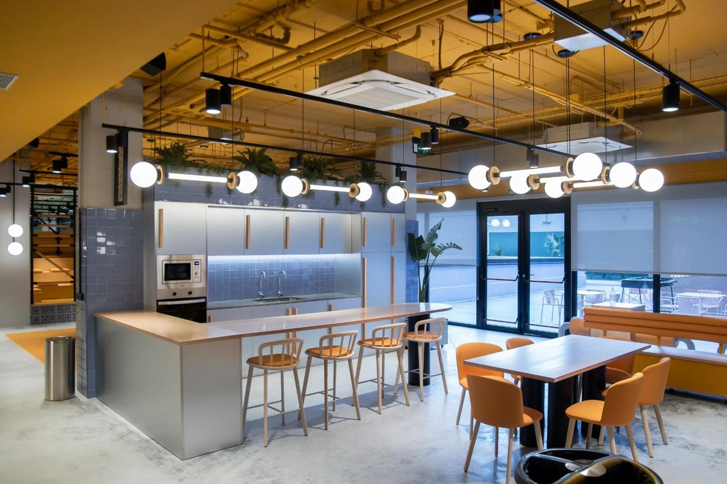 Kitchen or kitchenette in Residencia Universitaria Resa San Mamés