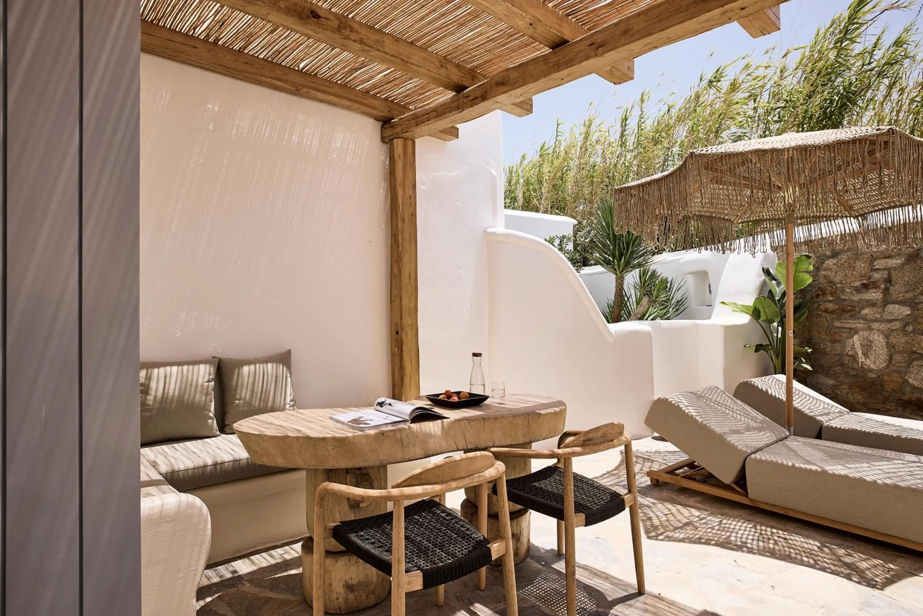 Patio in Sharm Hotel Mykonos