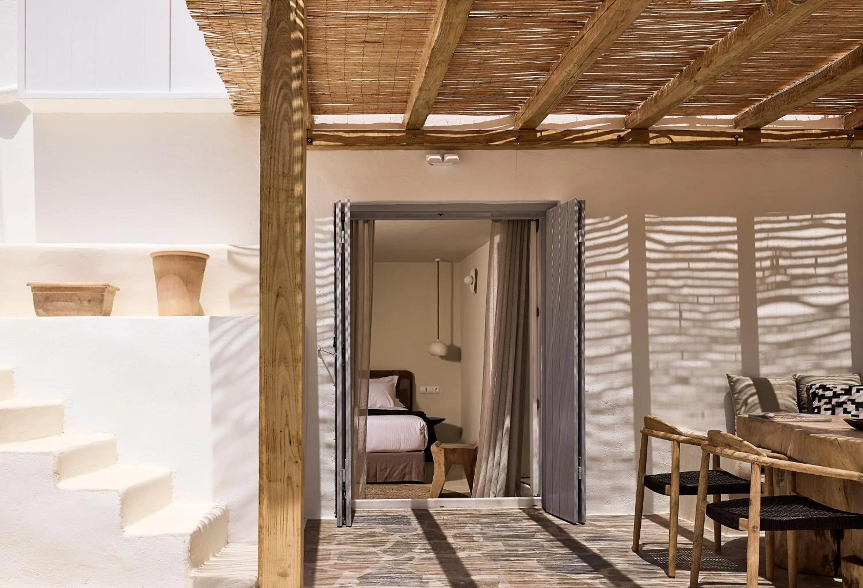 Patio in Sharm Hotel Mykonos